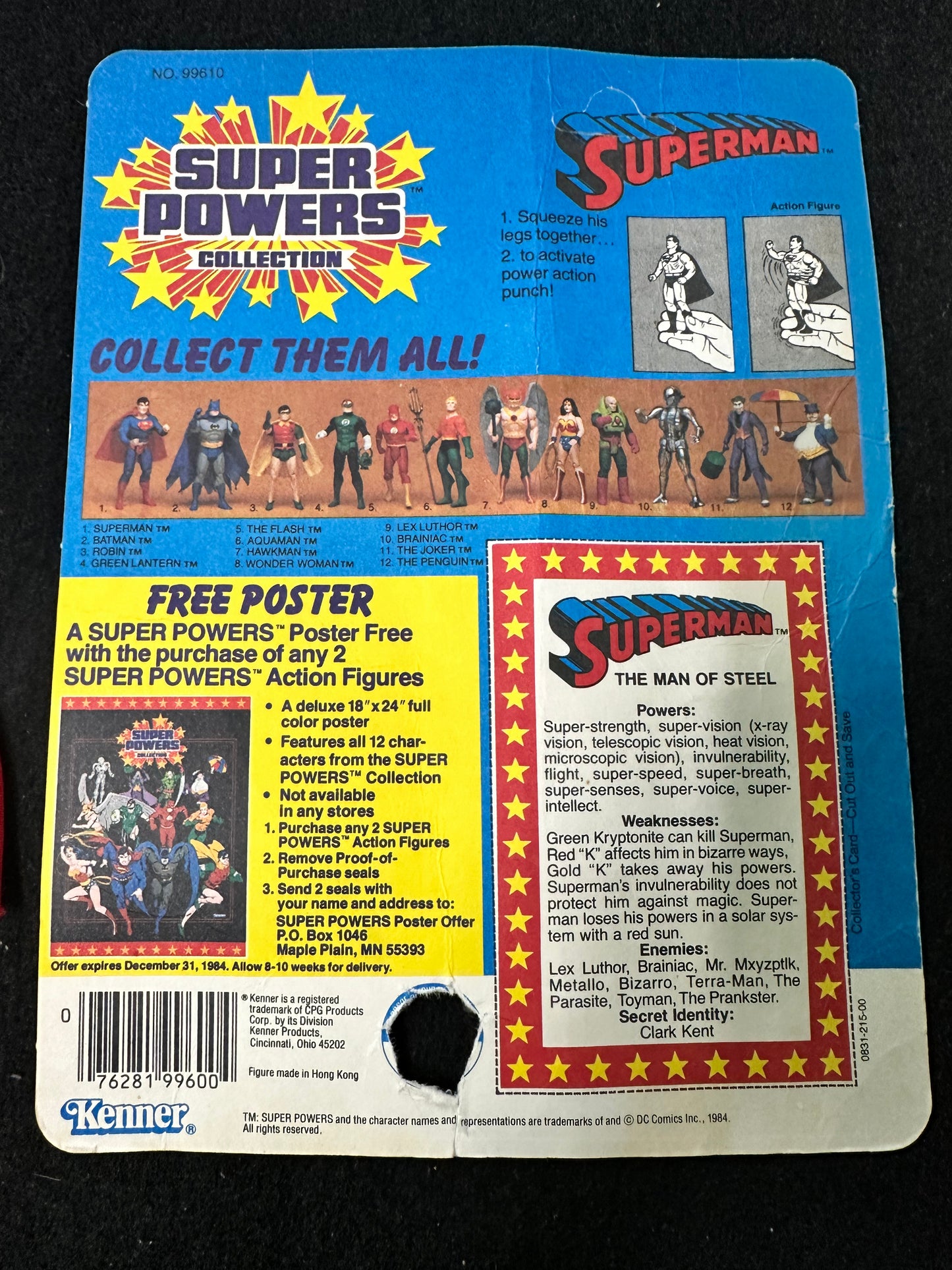 1984 Super Powers Collection Superman