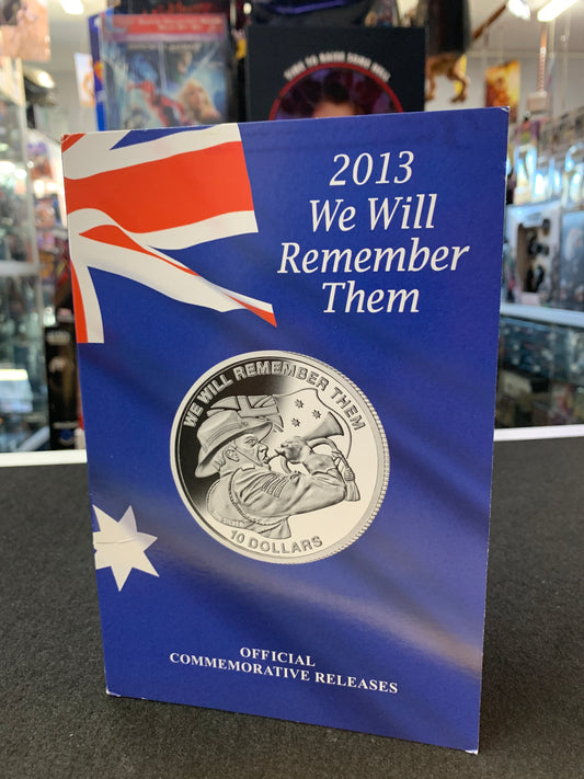 2013 we will remember them 10 dollars coin - 1036