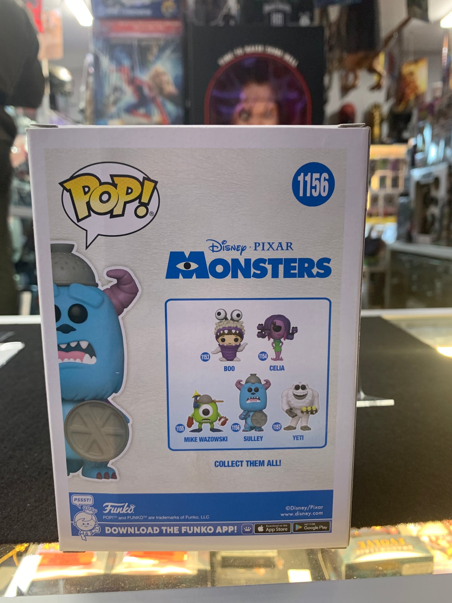 Pop funko monsters sulley 1156