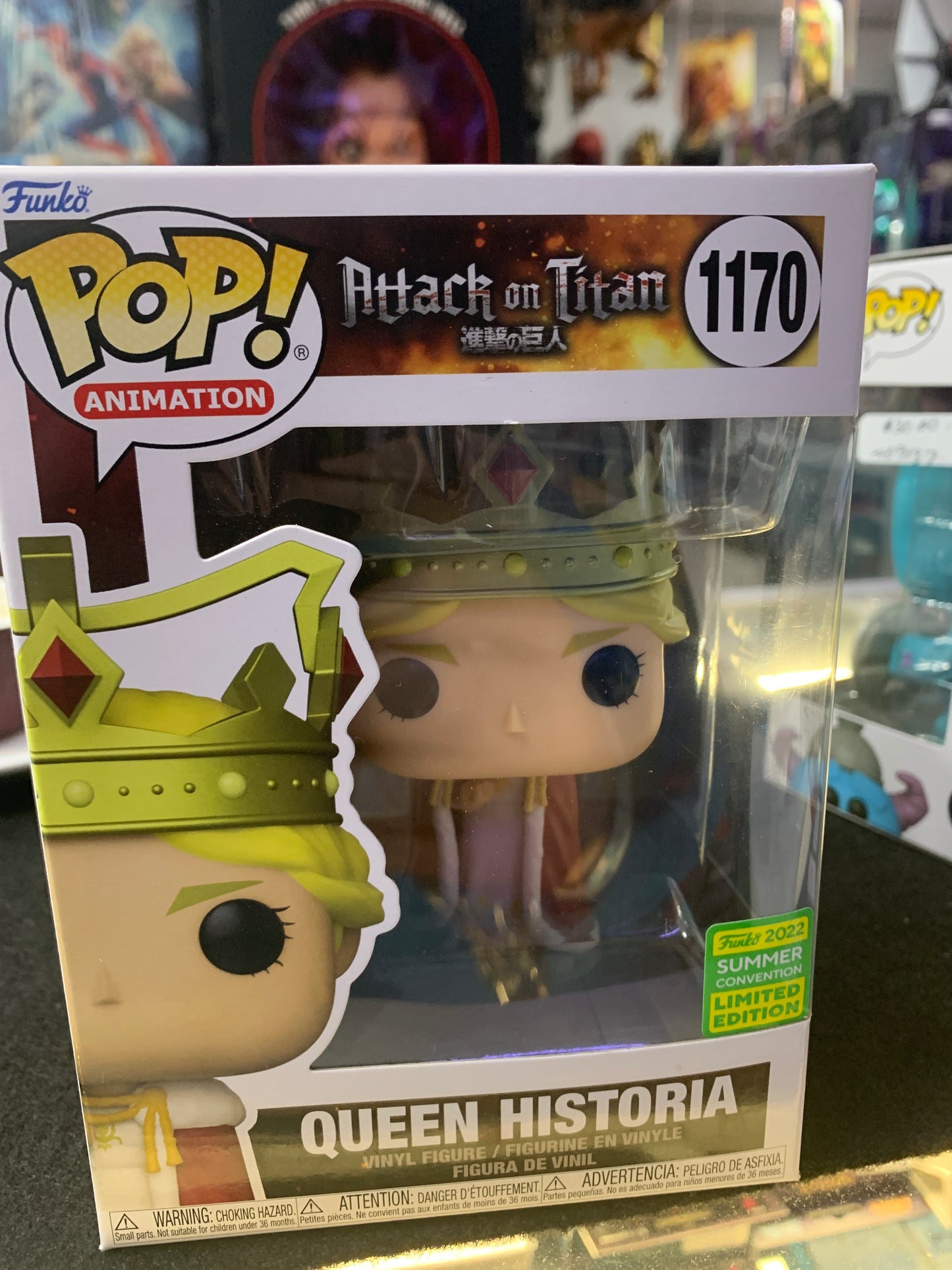 Pop funko Queen historia 1170 attack on Titan