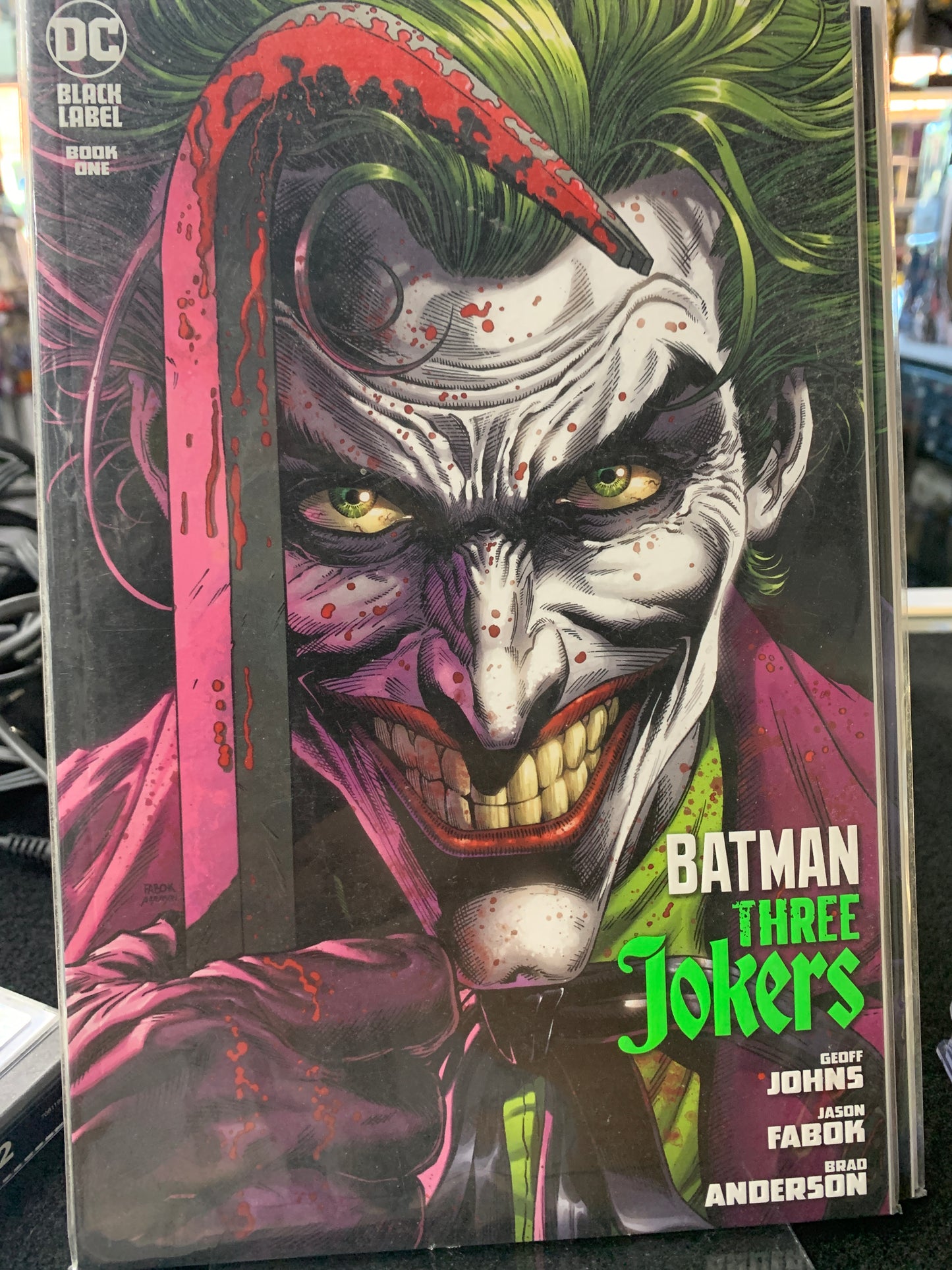 Batman three joker book one comic