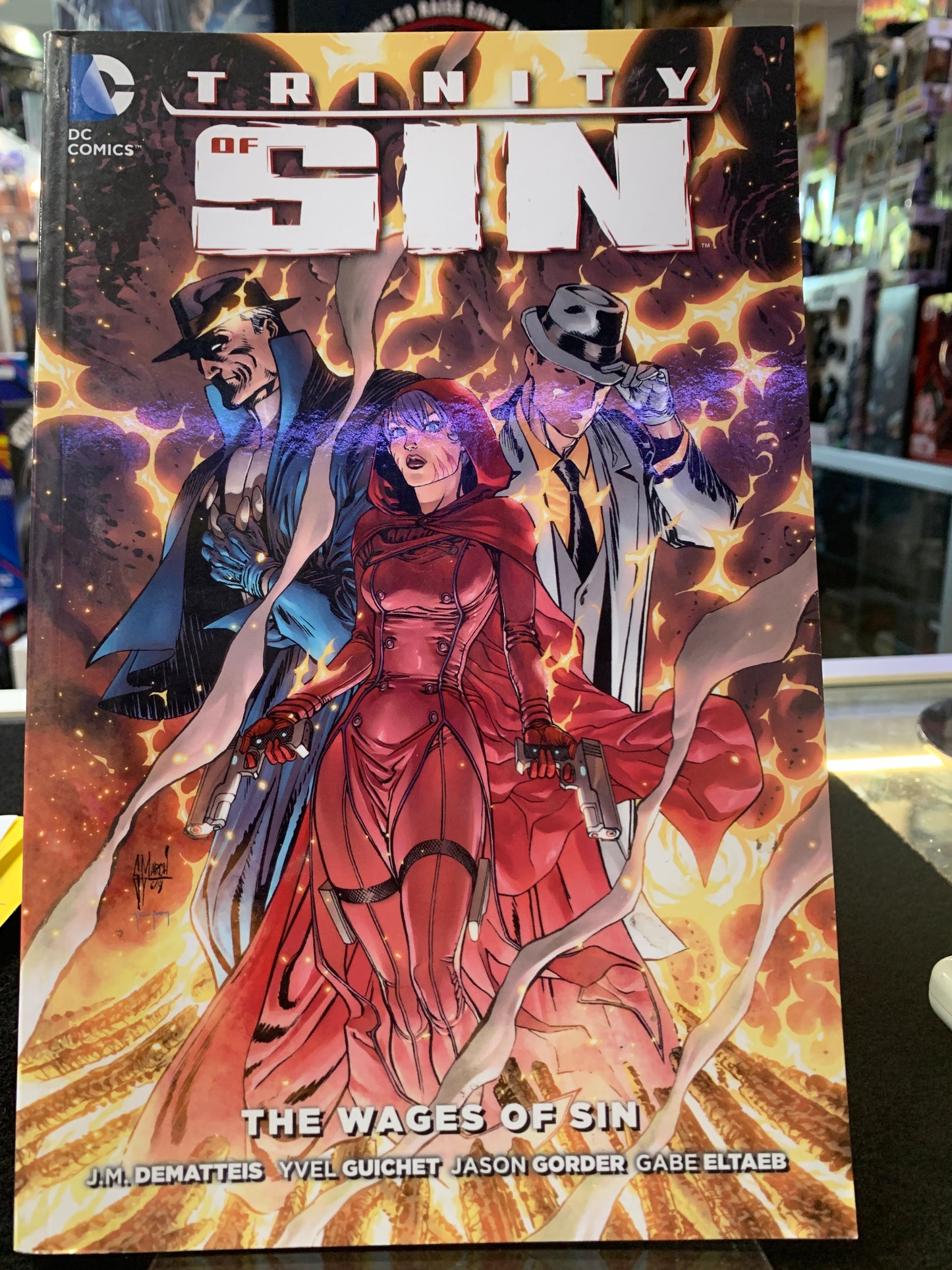 DC Trinity of sin graphic novel the wages of sin