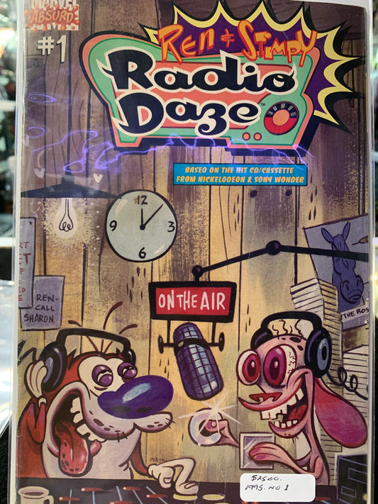 Ren and Stimpy radio daze comic no 1 marvel