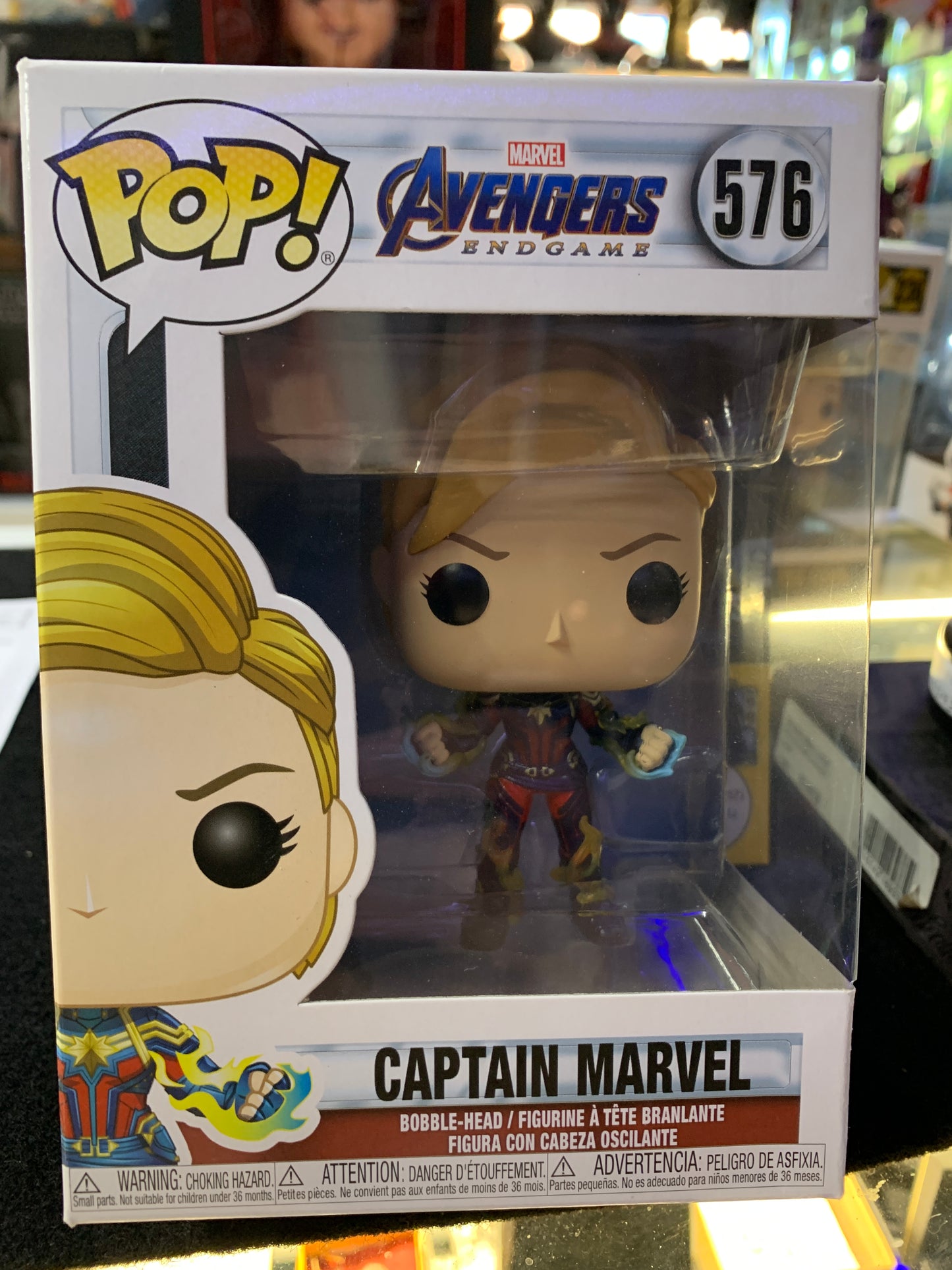 Pop funko avengers endgame 576 captain marvel