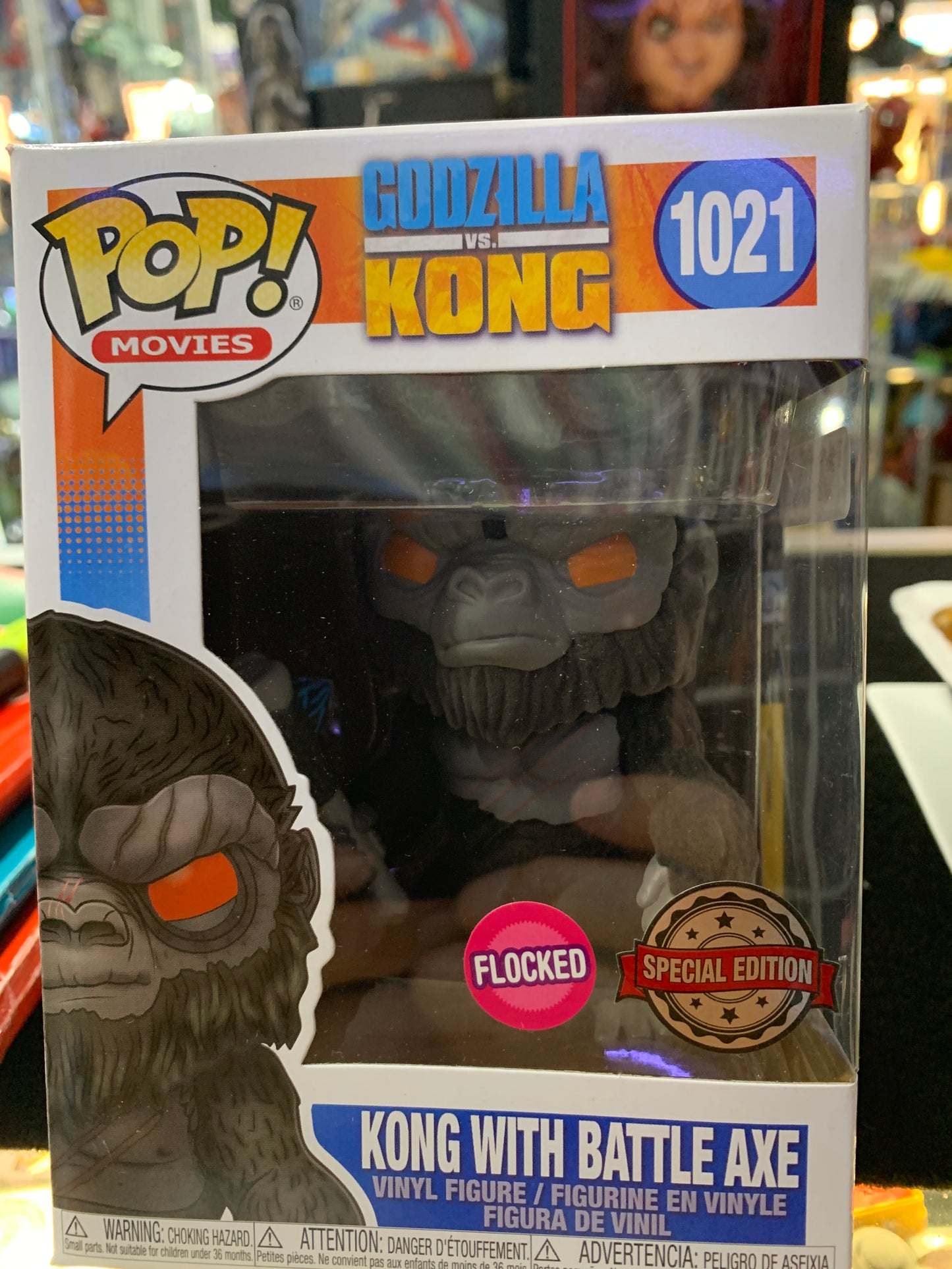 Pop funko Godzilla Vs Kong 1021 kong with battle axe