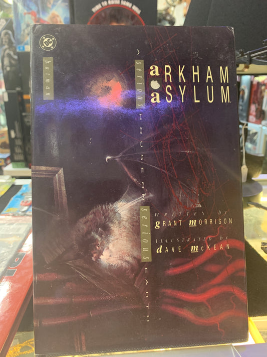 Arkham asylum series house on series earth Batman dc graphic novel