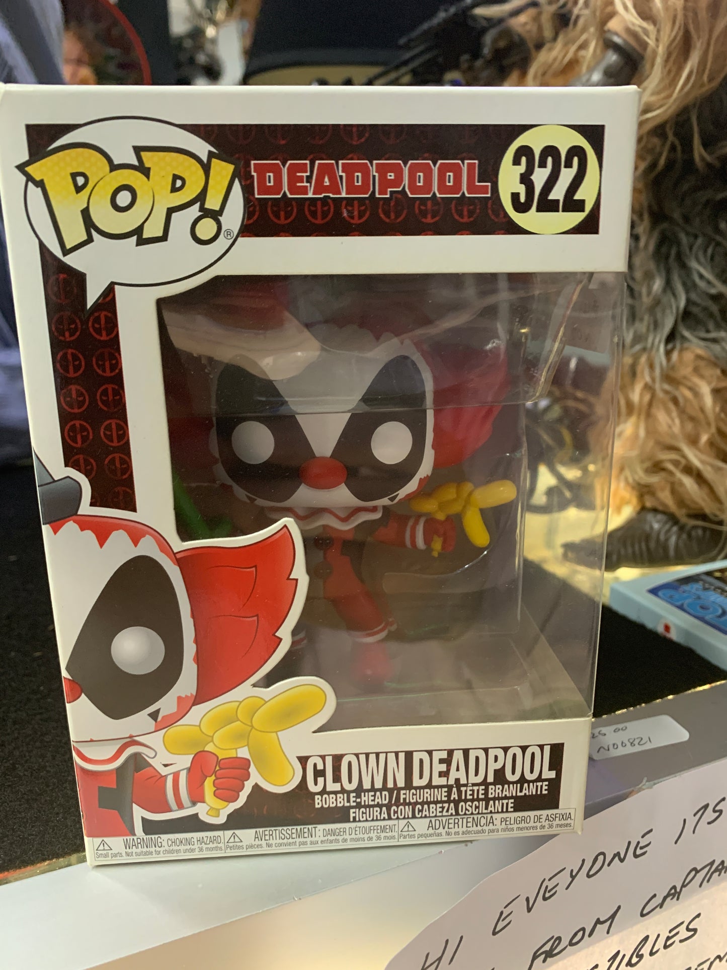 Pop funko Deadpool 322 clown Deadpool