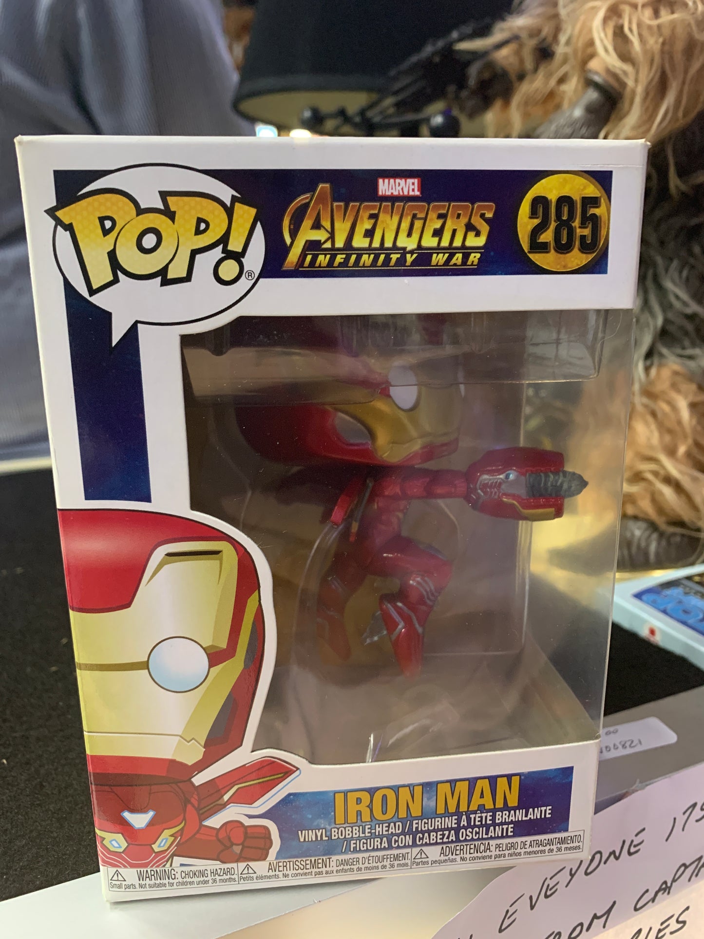 Pop funko avengers infinity war 285 iron man