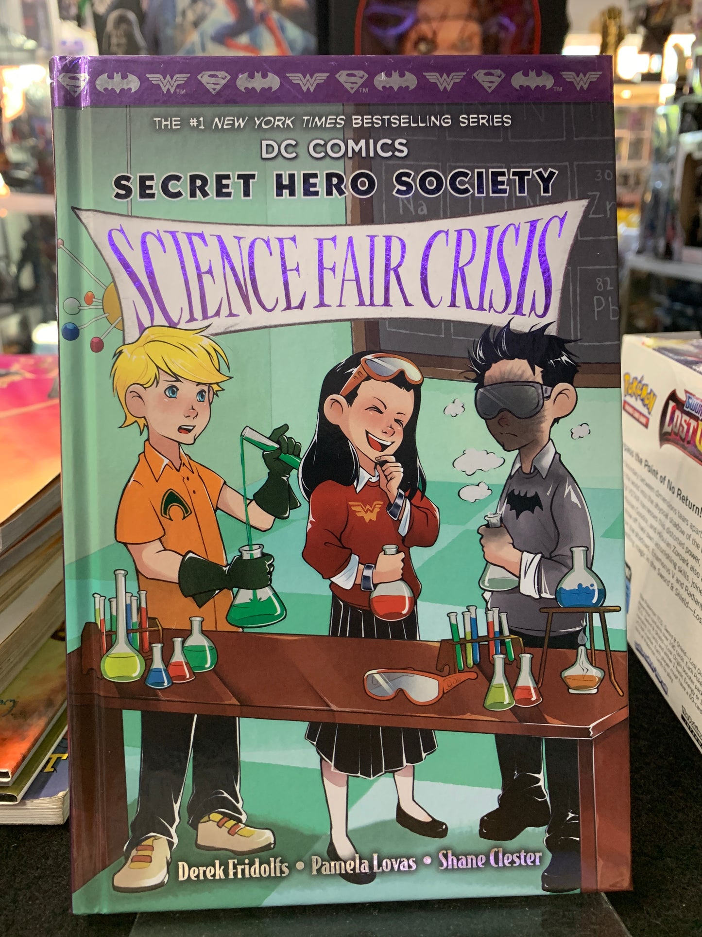 Secret hero society science fair crisis Dc comics hard cover