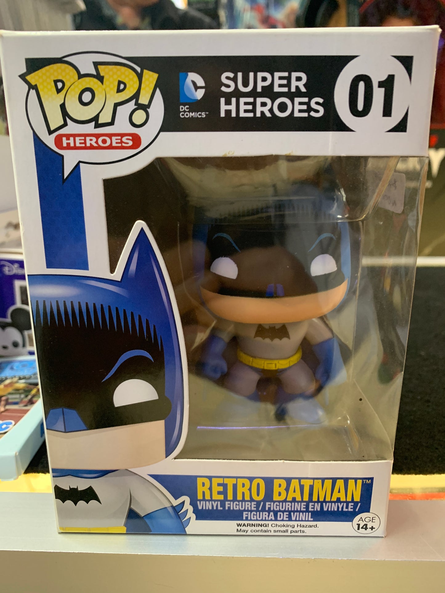 Pop funko super heroes 01 retro Batman