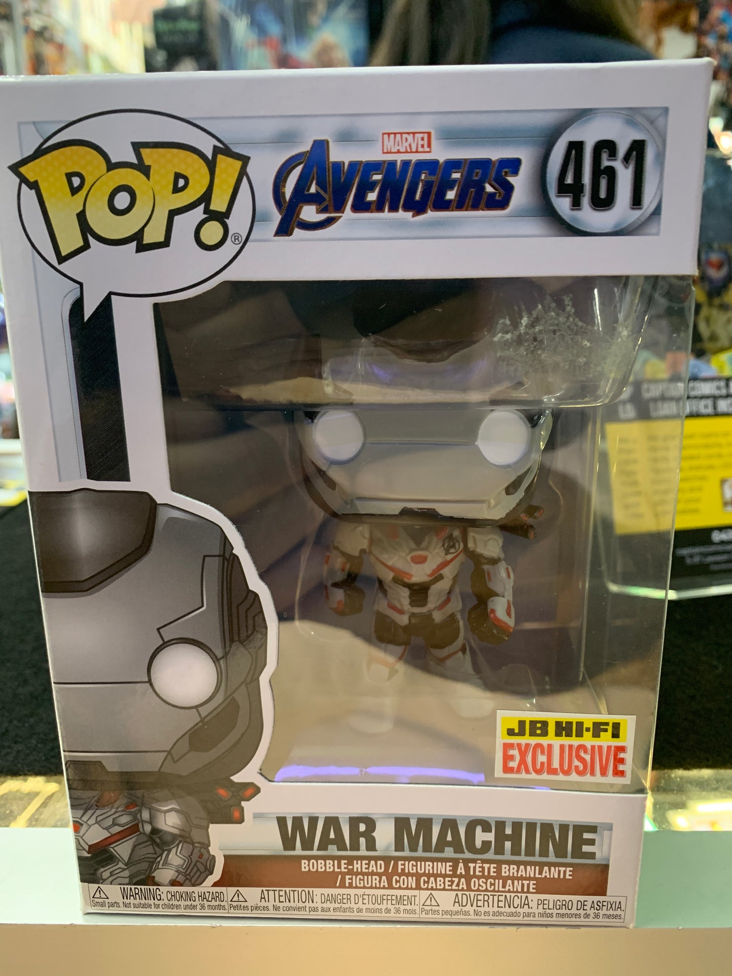 Pop funko marvel avengers war machine 461