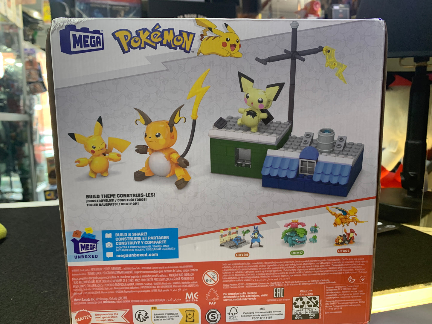 Pokémon mega built them pikachu evolution set