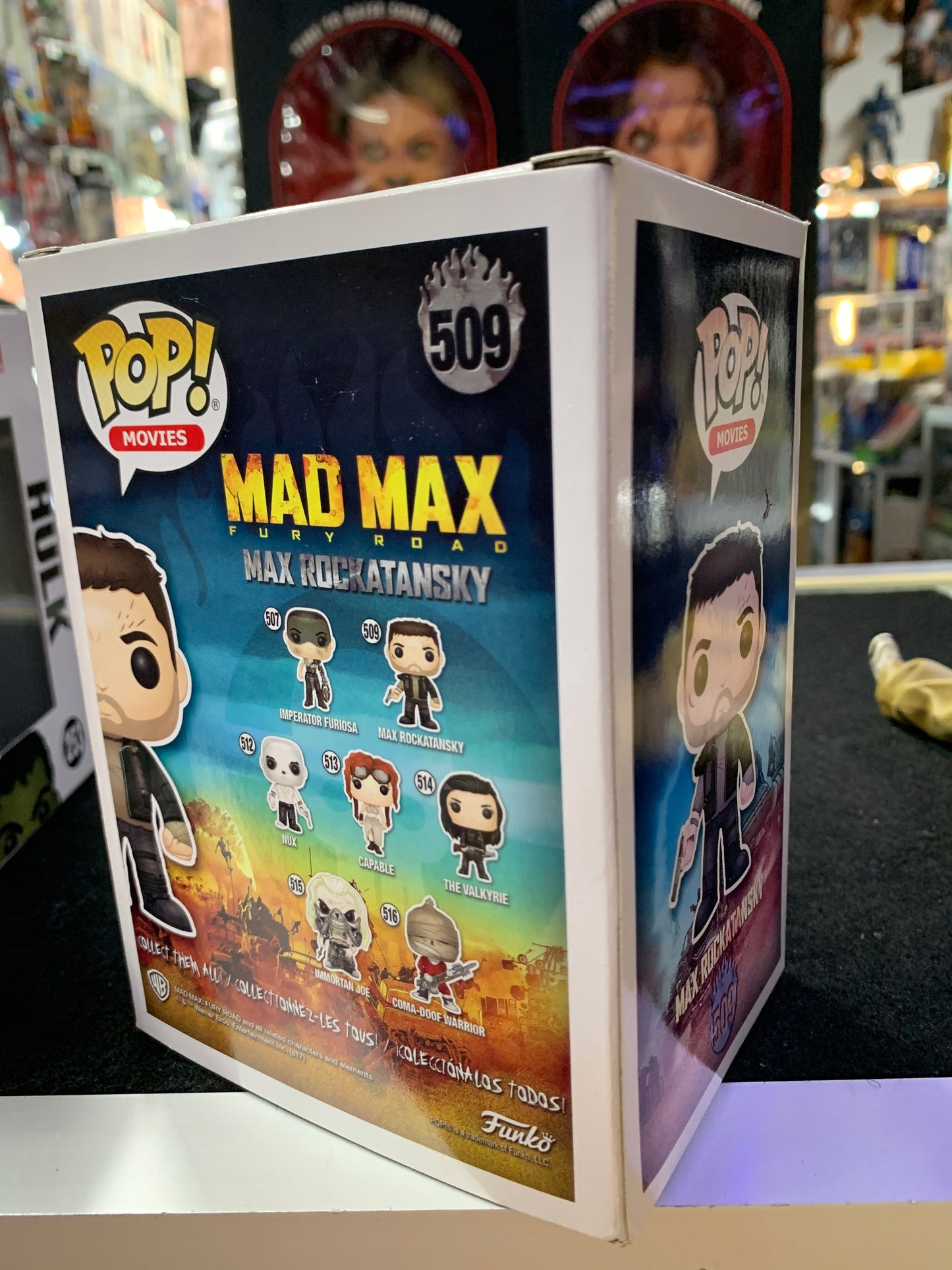 Pop funko mad max 509 max rockatansky