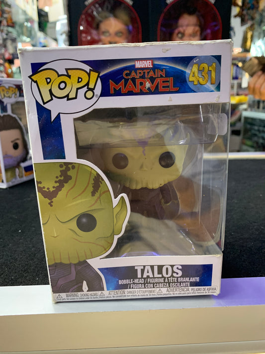 Pop funko captain Marvel Talos 431