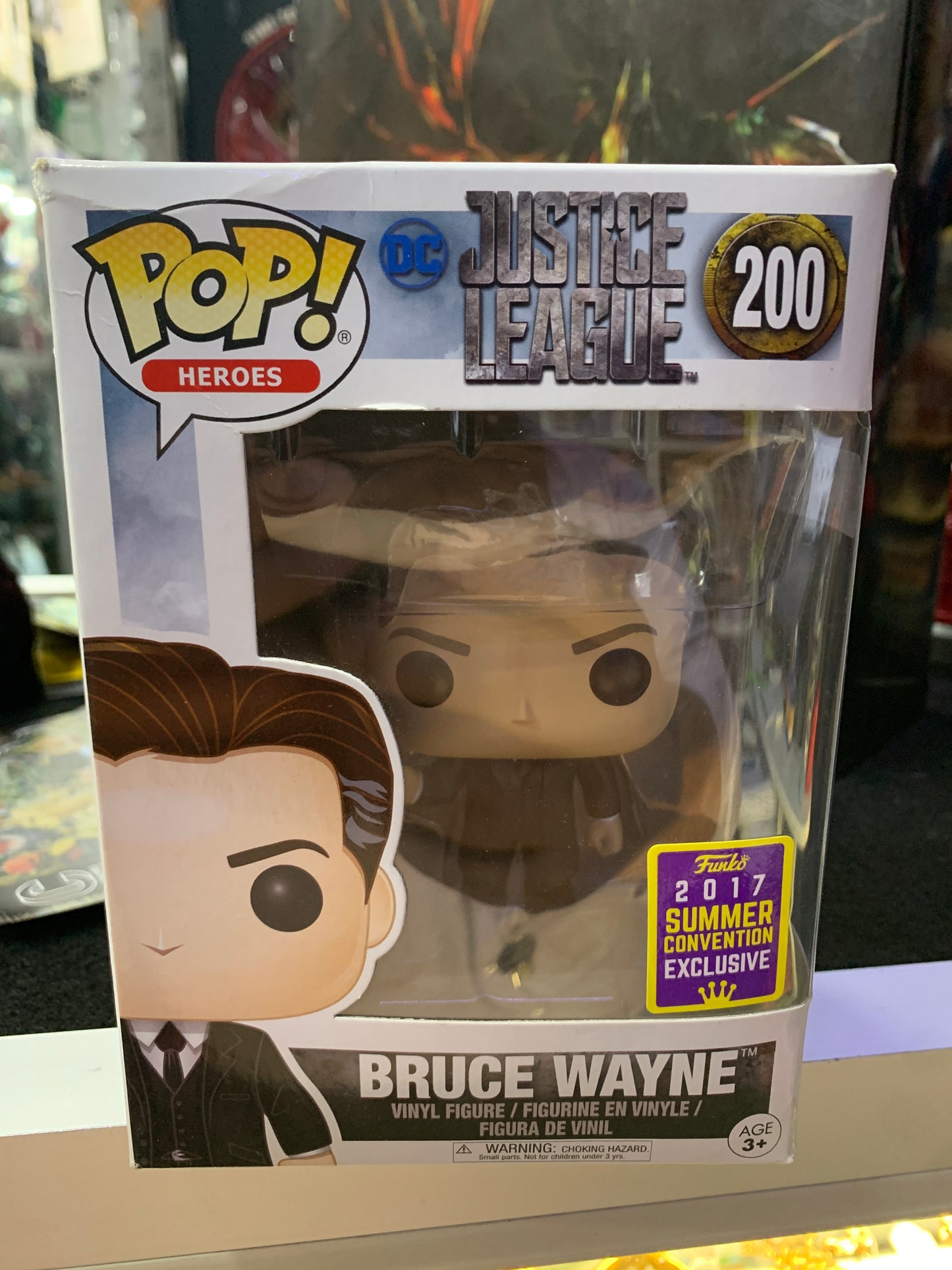 Pop funko justice league Bruce Wayne 200