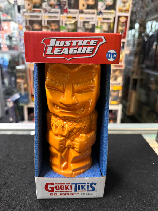 JUSTICE LEAGUE GEEKI TIKIS AQUAMAN MUG