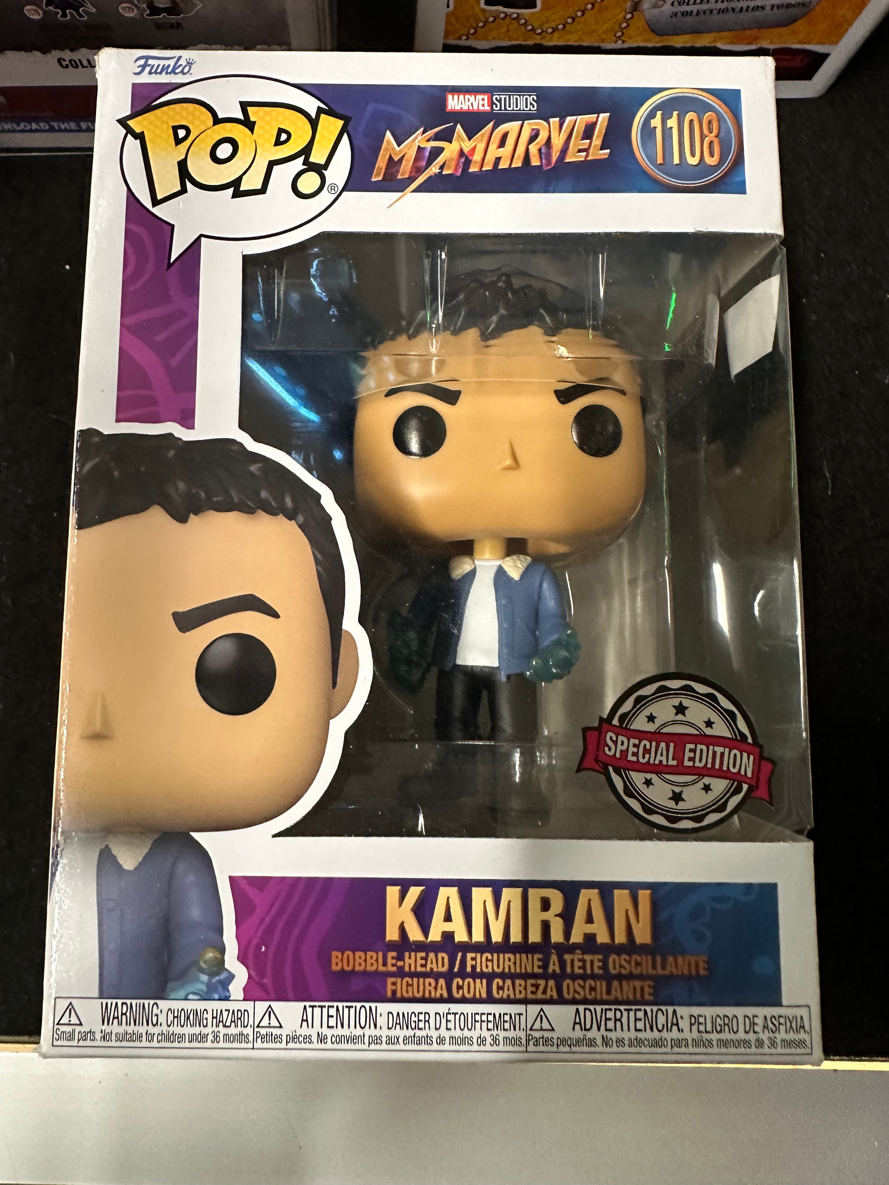 FUNKO POP MS MARVEL KAMRAN SPECIAL EDITION #1108 – Captain Comics and ...