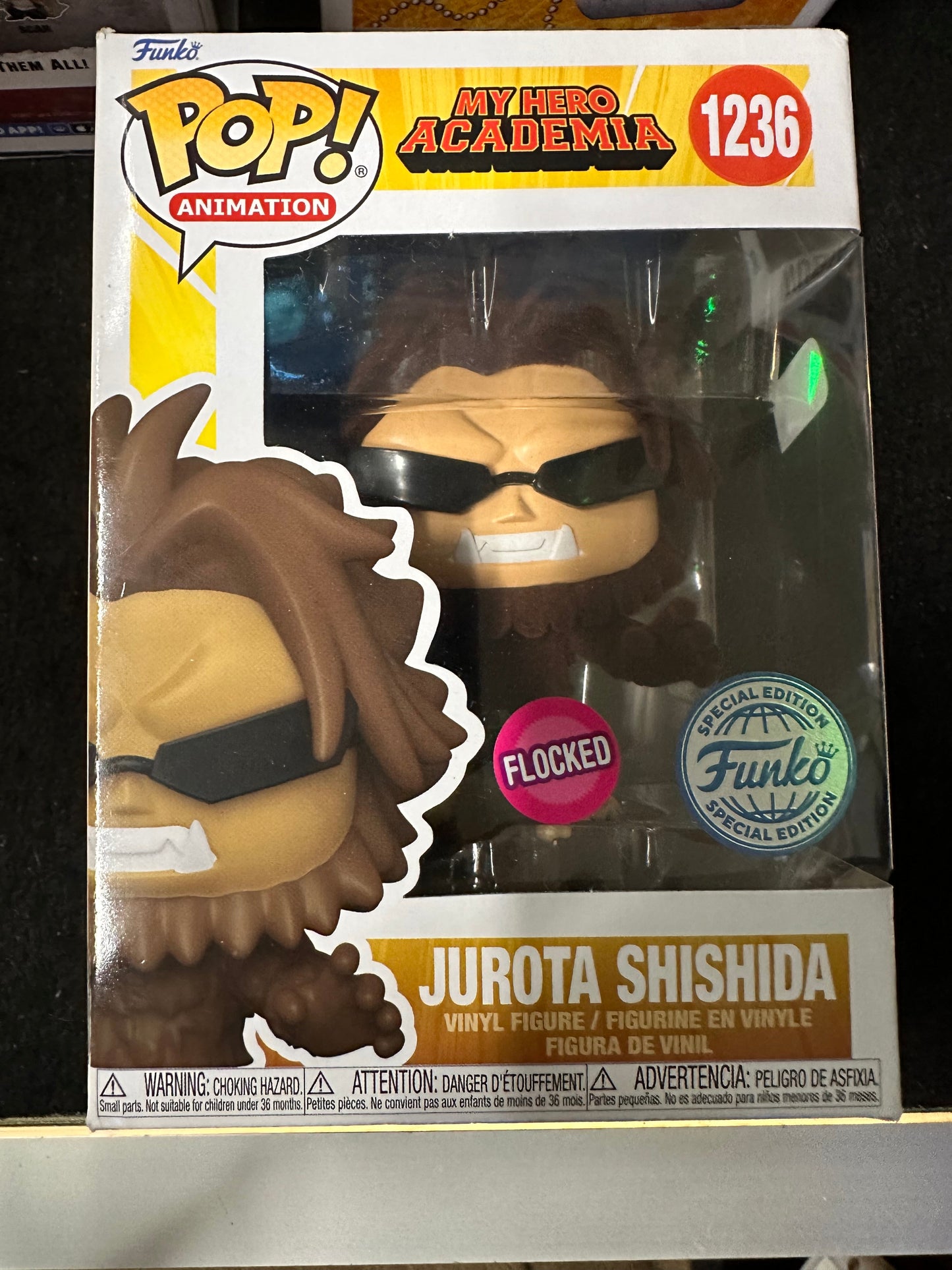 FUNKO POP MY HERO ACADEMIA JUROTA SHISHIDA FLOCKED SPECIAL EDITION #1236