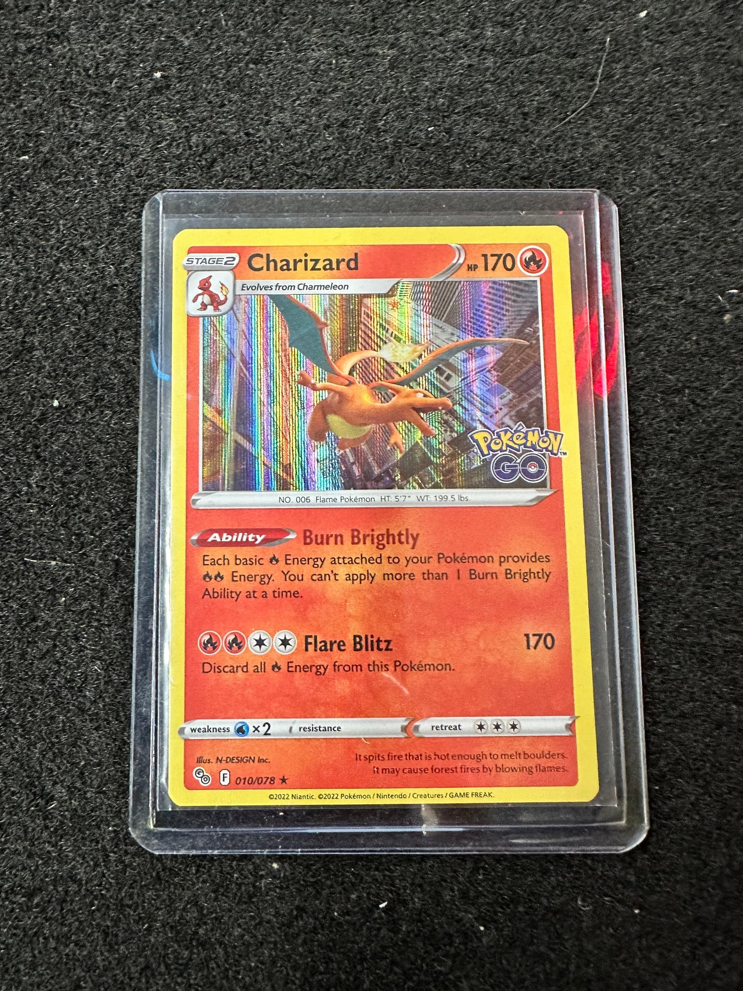 POKEMON CHARIZARD FLARE BLITZ  170