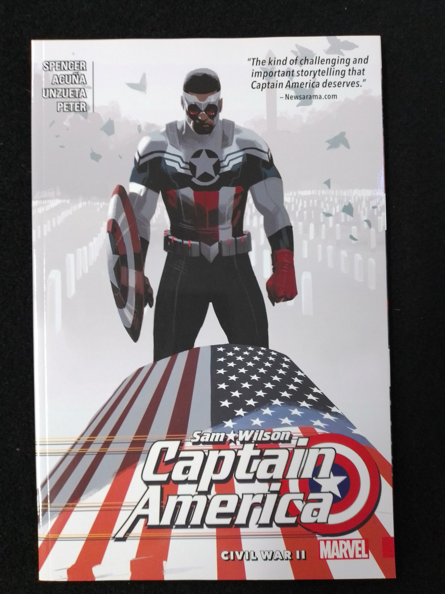 Captian America : Sam Wilson Civil War II 3 Marvel Graphic Novel - N06534