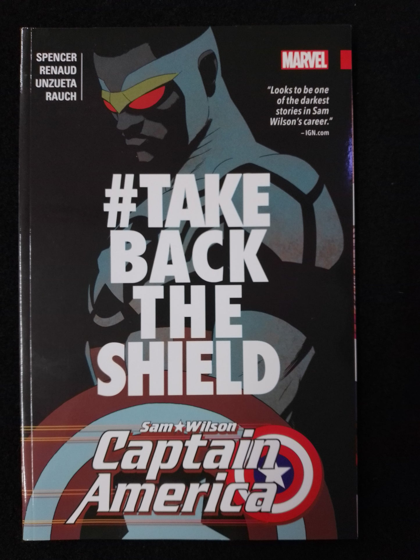 Captian America : Sam Wilson #Take Back The Shield Marvel Graphic Novel - N06535