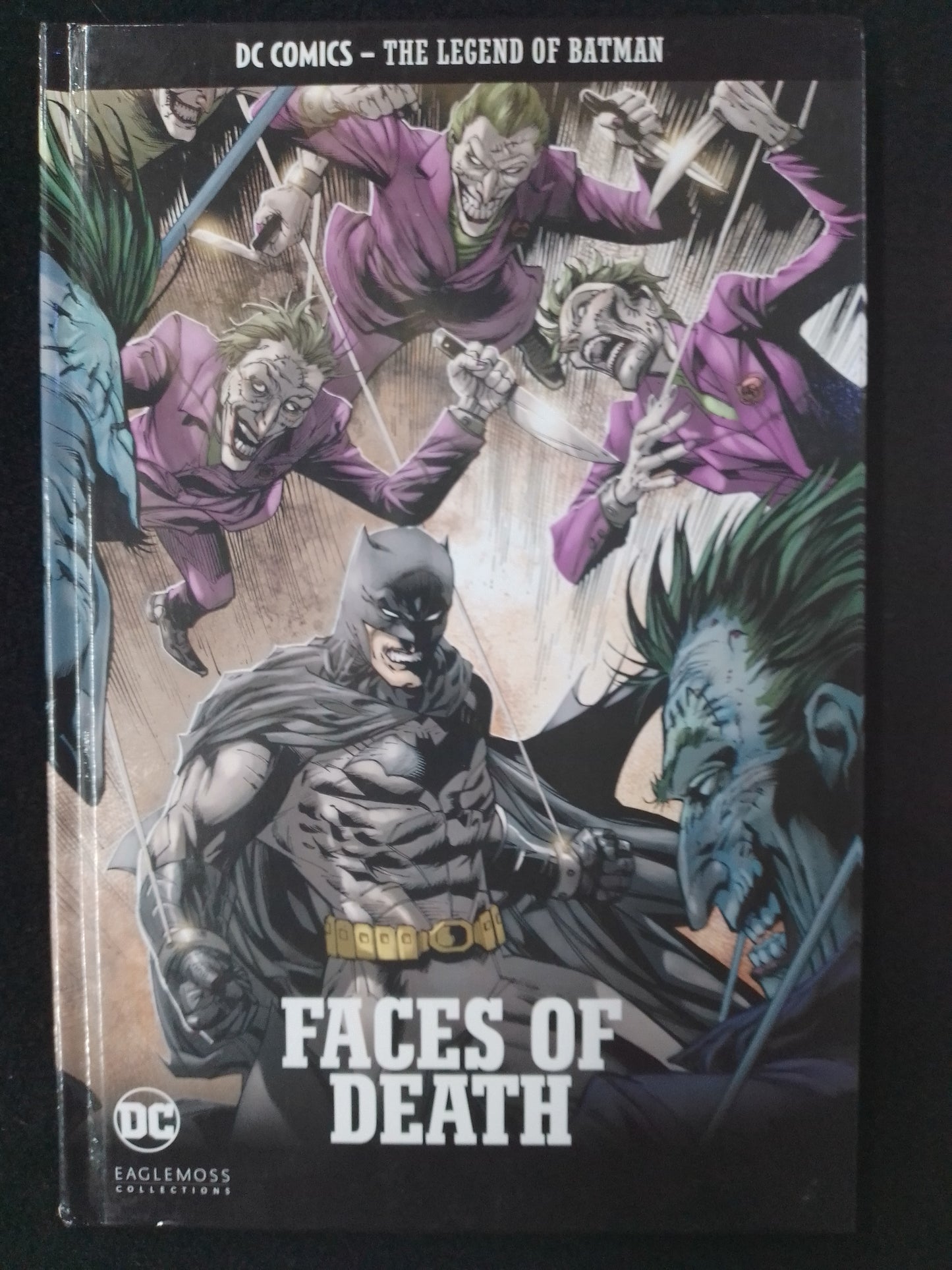 2018 DC Comics Eaglemoss Hardcover Batman 'Faces Of Death' Graphic Novel N06647