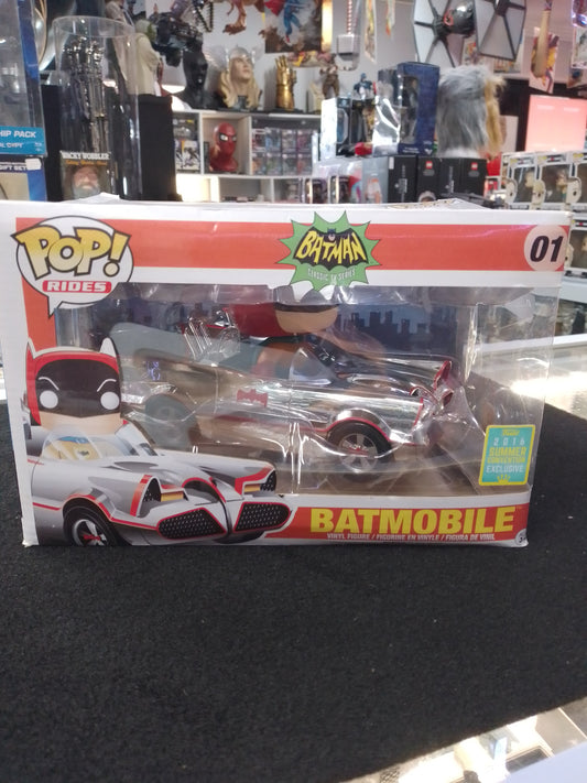 Funko Pop Vinyl Rides Batmobile #01 Batman Classic TV Series - N06921