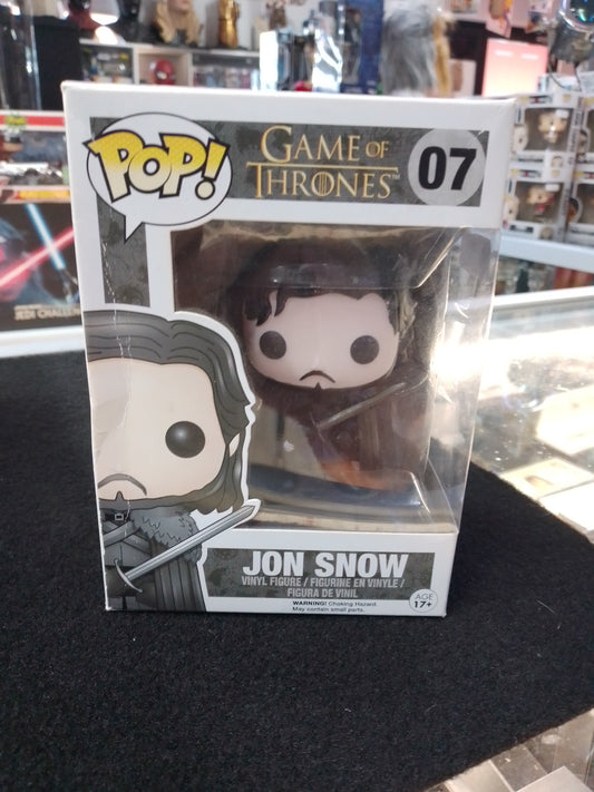 Funko Pop! Game of Thrones JON SNOW Vinyl Figure # 07 - N06945