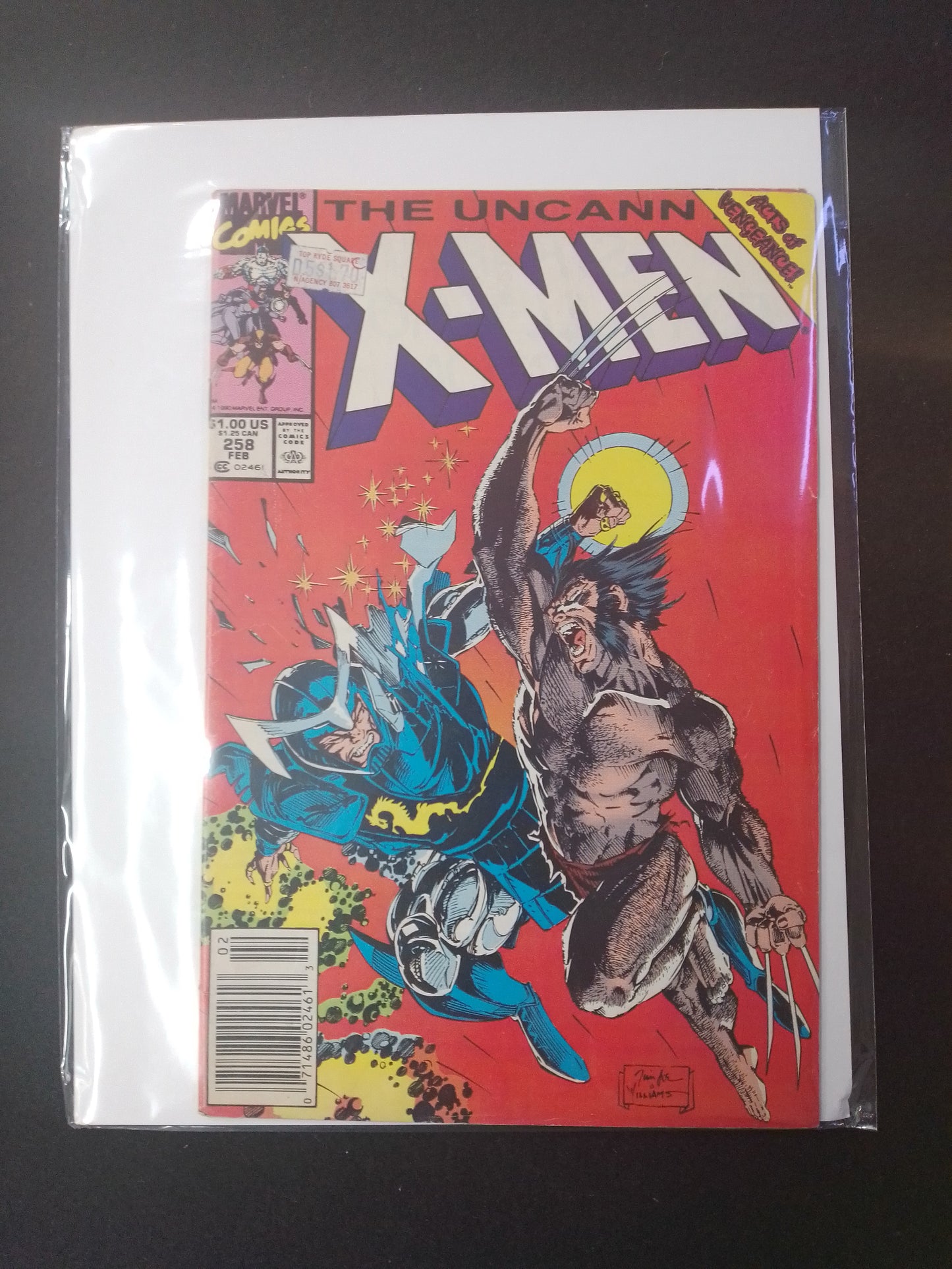 The Uncanny X-Men #258 Marvel Comics Comic Book - N07953