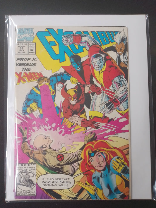 Excalibur - Prof X Vs The X-Men #52 Comic Book - N07956