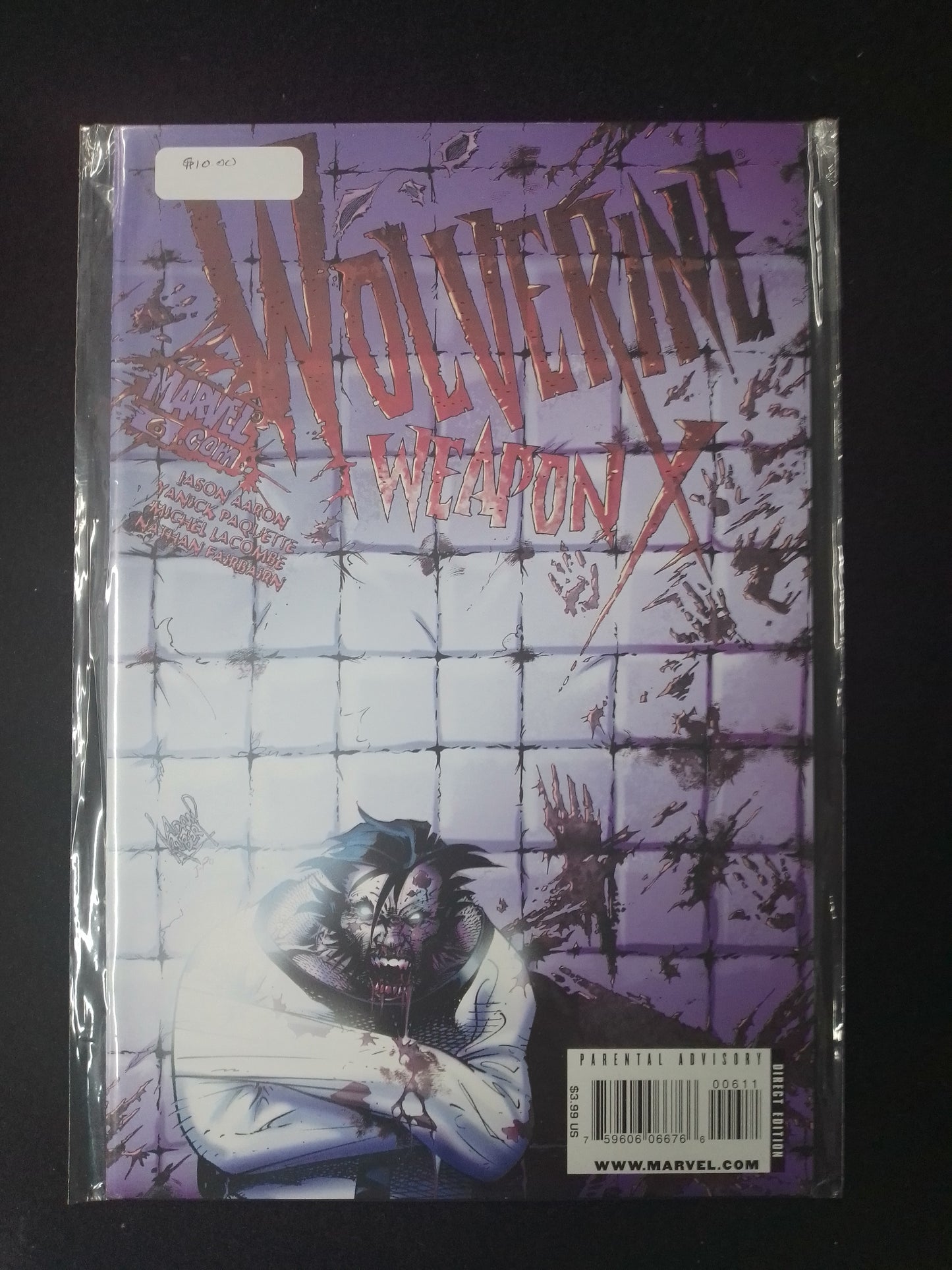 Wolverine Weapon X #6 Marvel Comic Book - N07962