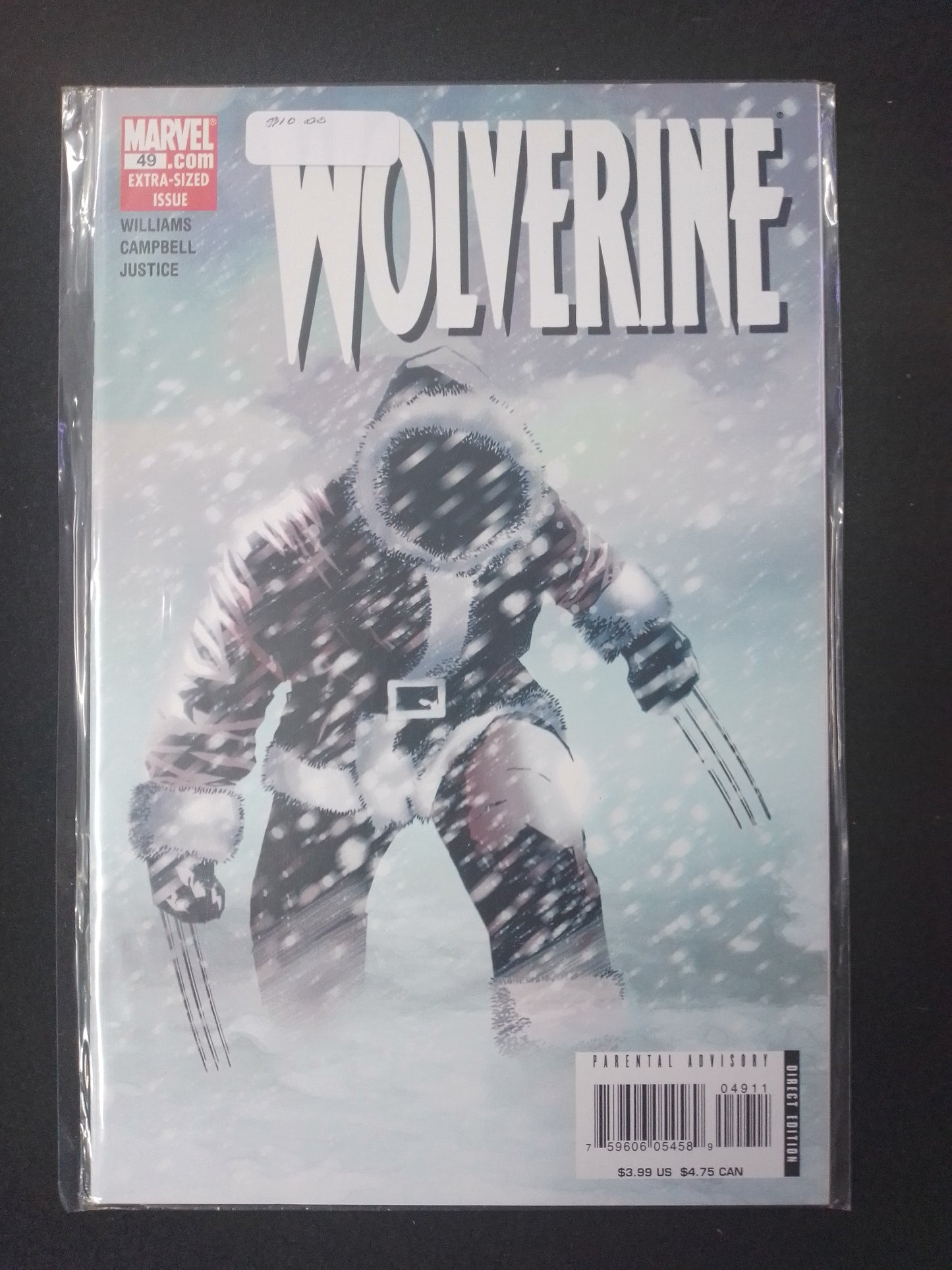 Wolverine #49 Marvel Extra Sized Comic Book  - N07967