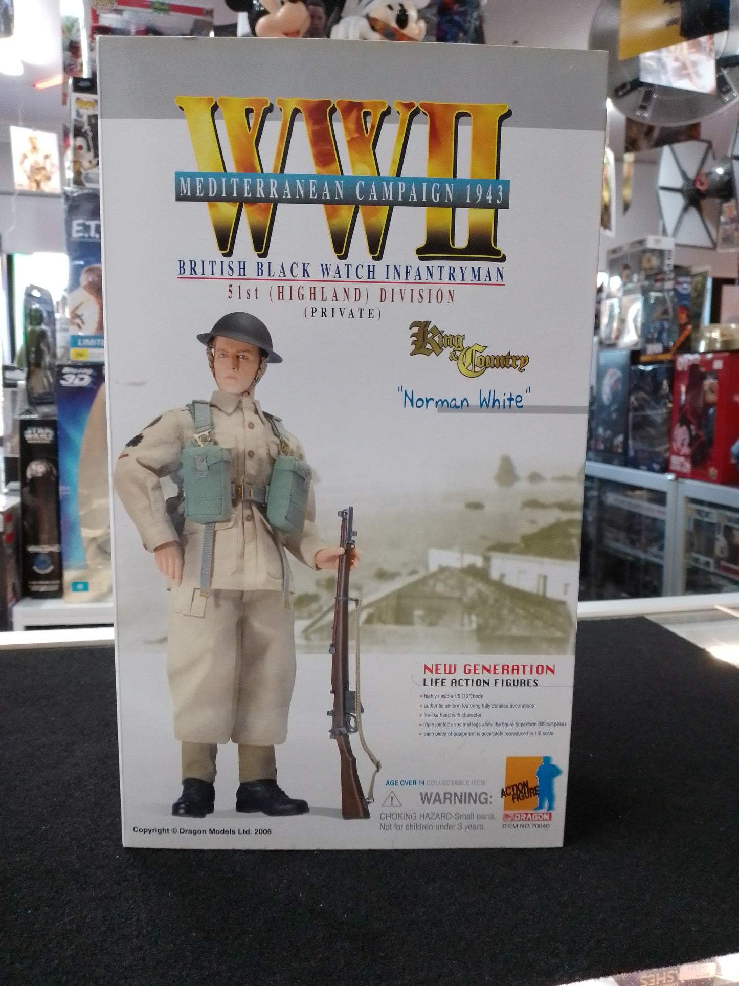 WW2 1943 Private Norman White 1/6th Scale Action Figure - N08498