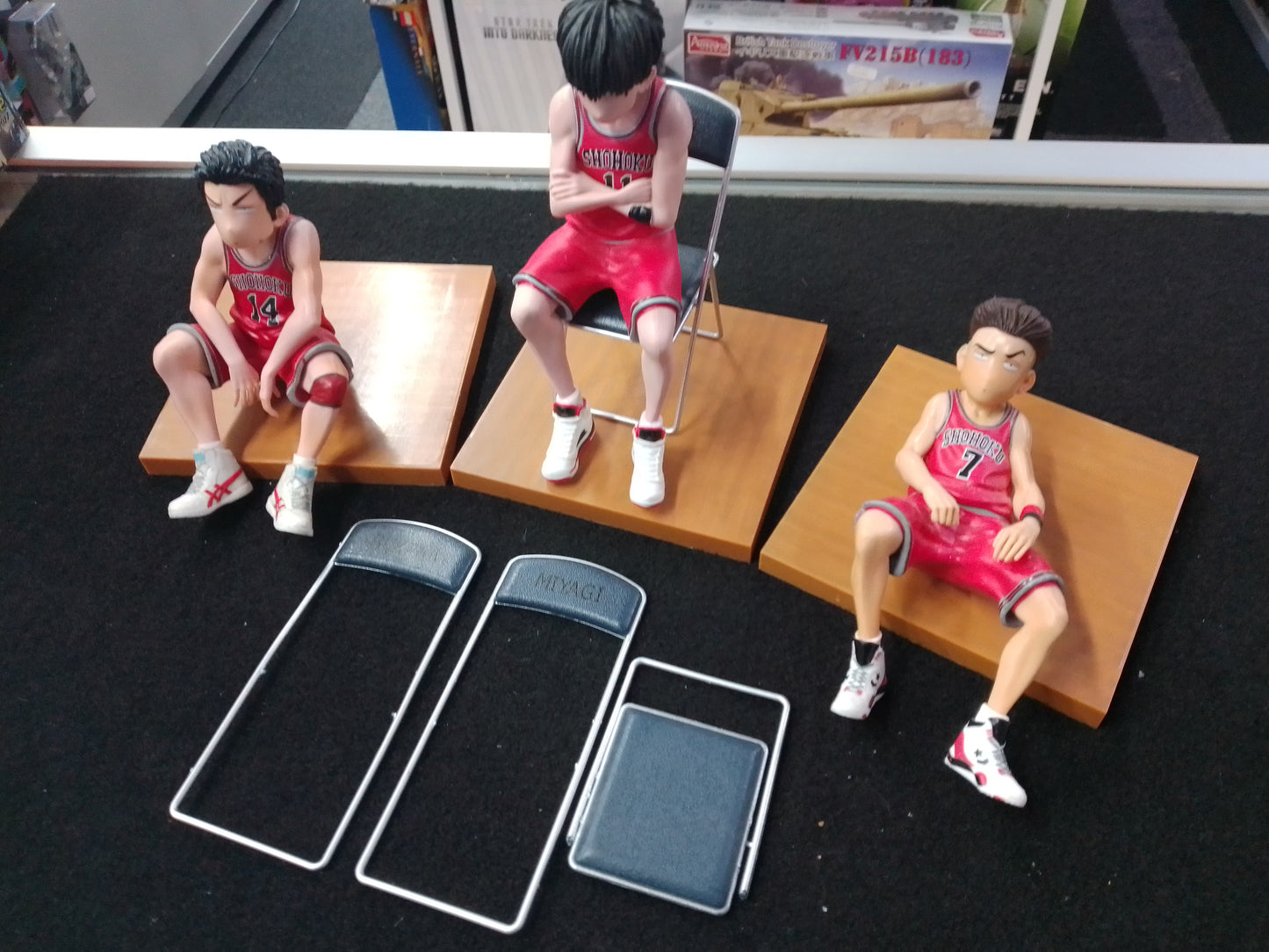 3 x Anime Basketball Figurines - N08541