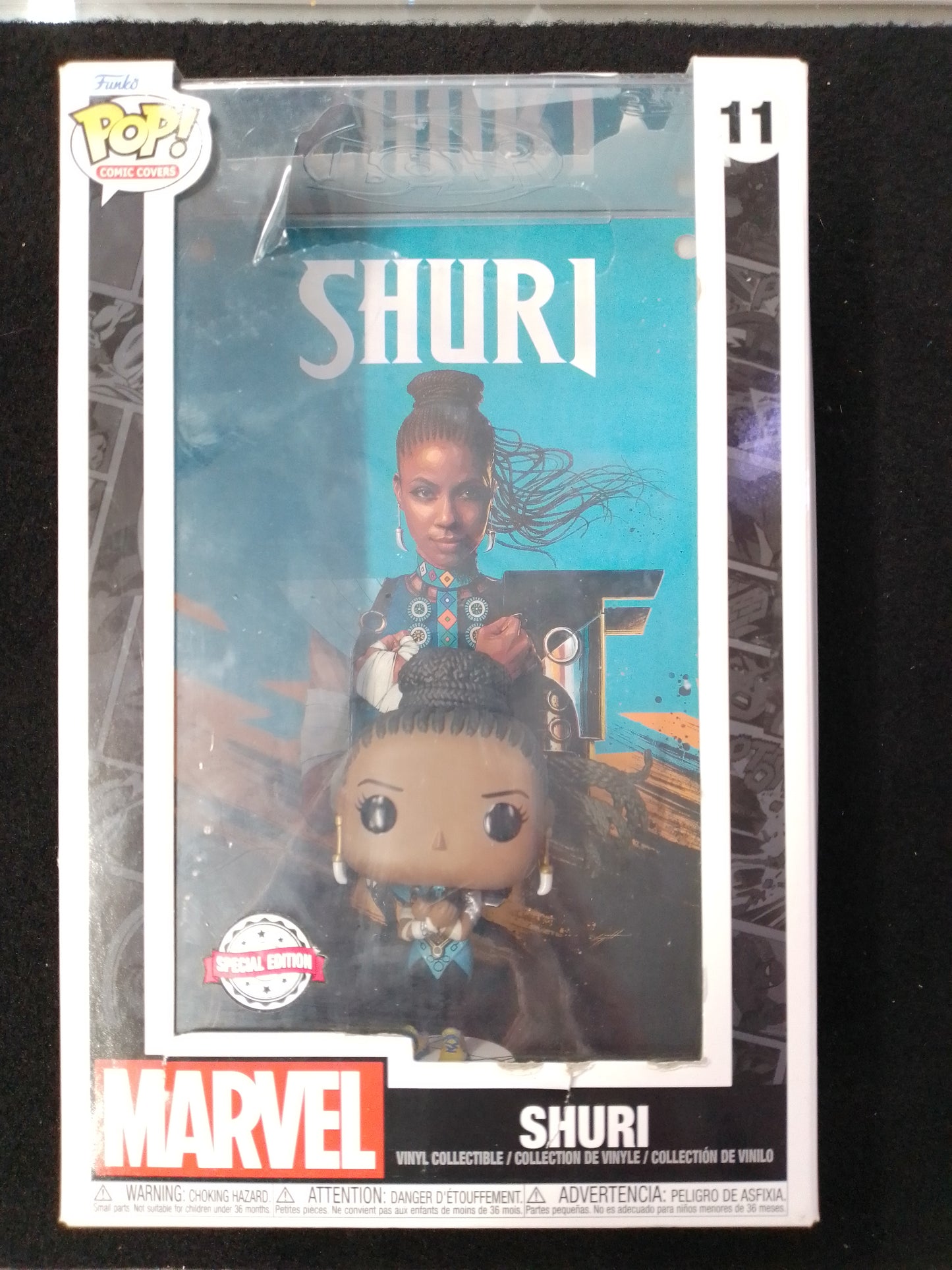 Funko Marvel Pop! Comic Covers Shuri Exclusive Vinyl Figure #11 - N08583