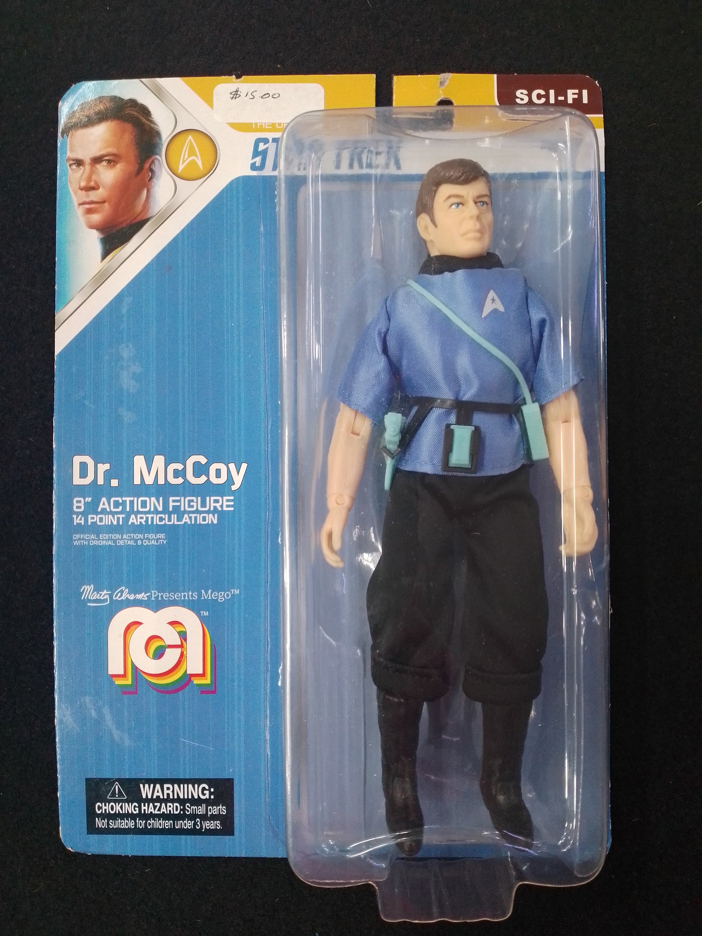 Star Trek - Dr. McCoy 8” Mego Action Figure - N08611