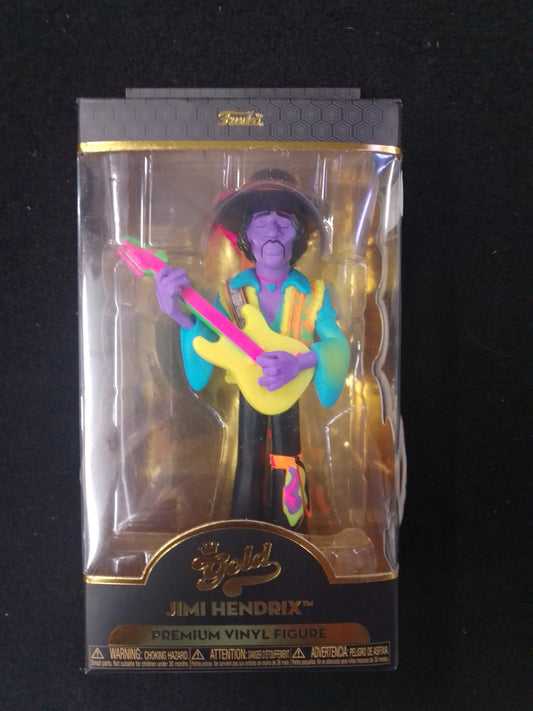 Funko Jimi Hendrix - Jimi Hendrix Blacklight 5” Gold Premium Vinyl Figure - N08634