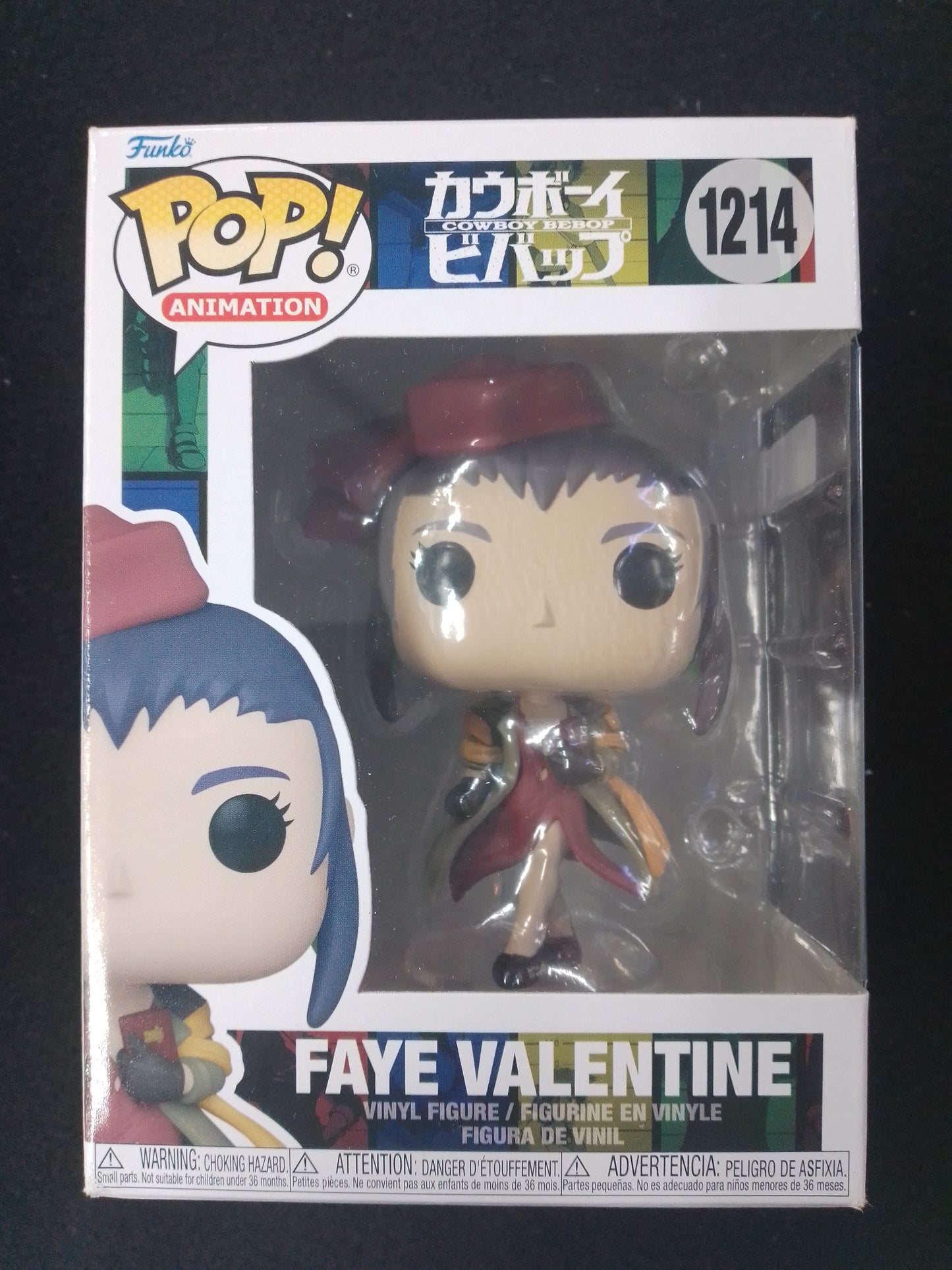 Funko Pop! Cowboy Bebop - Faye Valentine #1214 Vinyl Figure - N08697