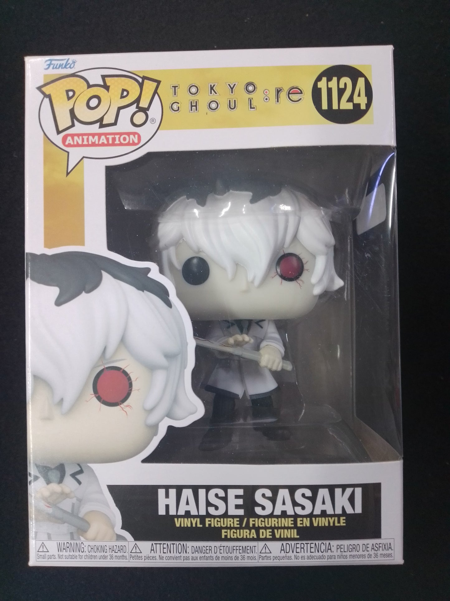 Funko Pop! Tokyo Ghoul: re - Haise Sasaki #1124 Vinyl Figure - N08700