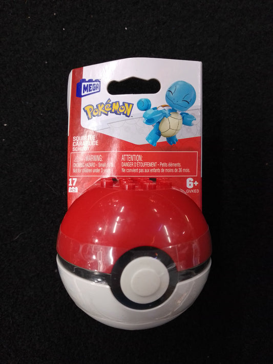 Pokemon - Squirtle 2022 Evergreen Pokeball Mega Construx Construction Set Mini Figure