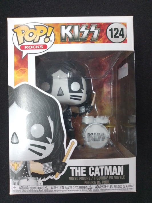 Funko Pop! Rocks Kiss The Catman #124 Vinyl Figure - N08746