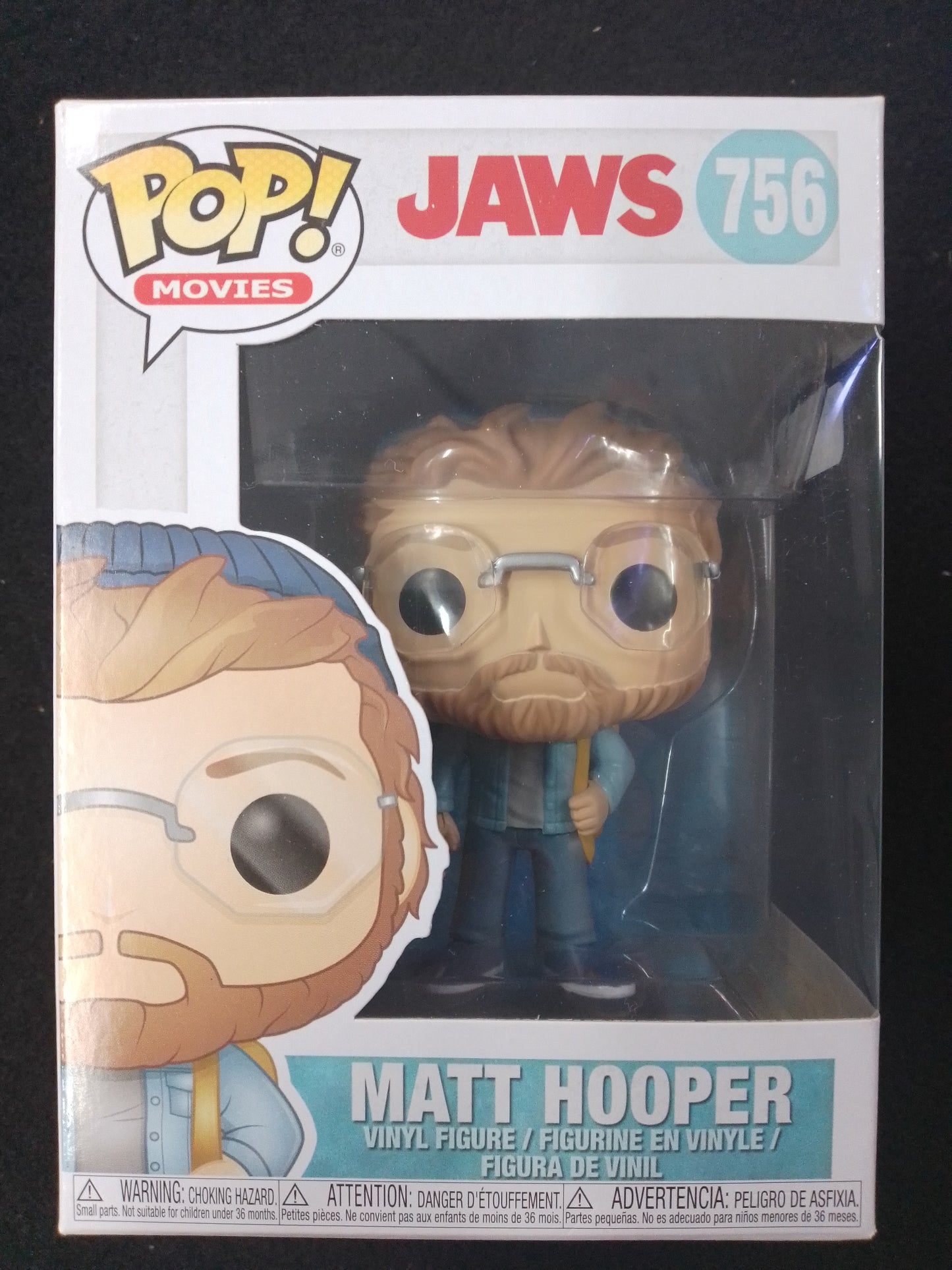 Funko Pop! Movies Jaws Matt Hopper #756 Vinyl Figure - N08750