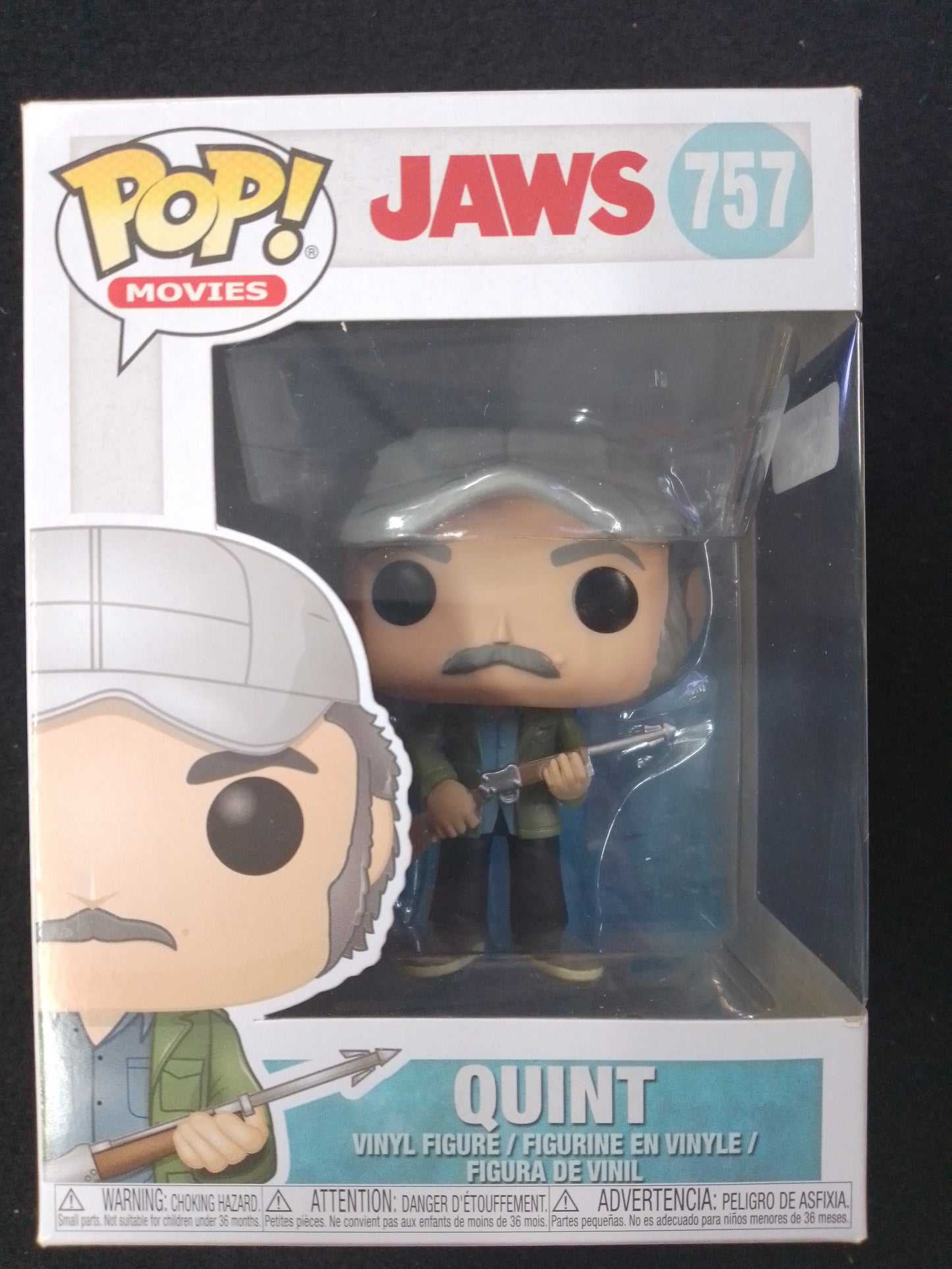 Funko Pop! Movies Jaws Quint #757 Vinyl Figure - N08752