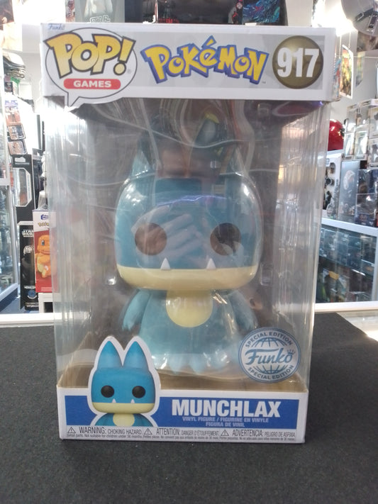 Funko Pop! Games Pokemon - Munchlax 10" Jumbo #917 Figure - N08775