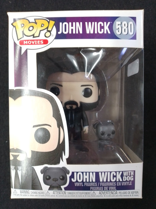 Funko Pop! Movies John Wick with Dog Pop Vinyl! #580 - N08783