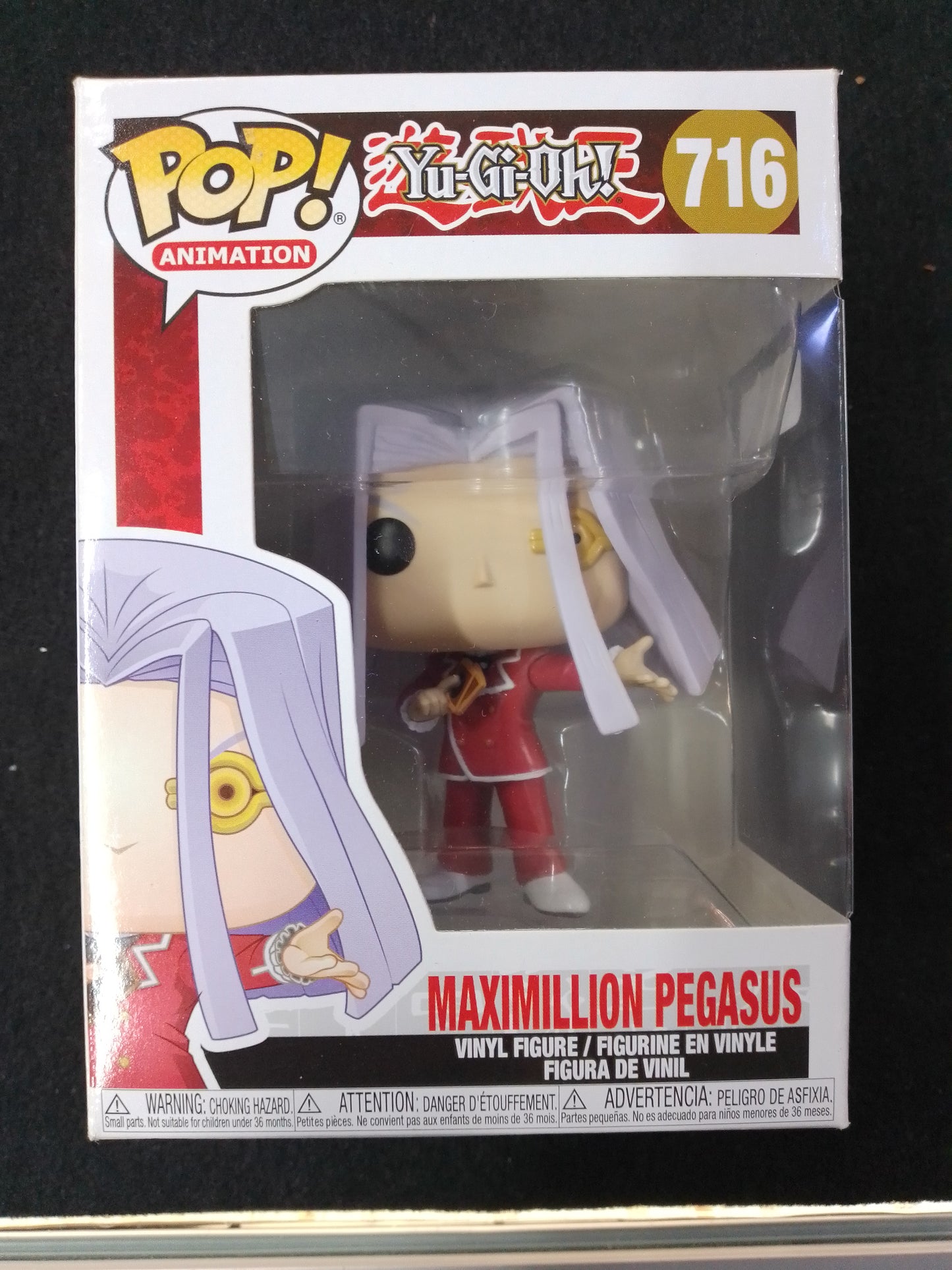 Funko Pop! Animation Yu-Gi-Oh! - Maximillion Pegasus #716 Vinyl Figure - N08789