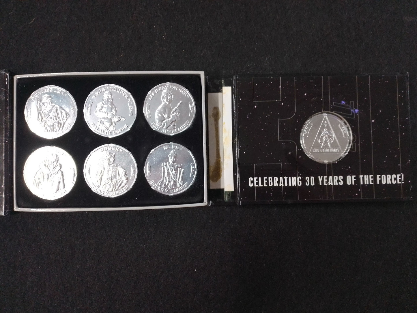 Star Wars 30th Anniversary 2007 VINTAGE COIN SET (Ultimate Galactic Hunt) - N08799