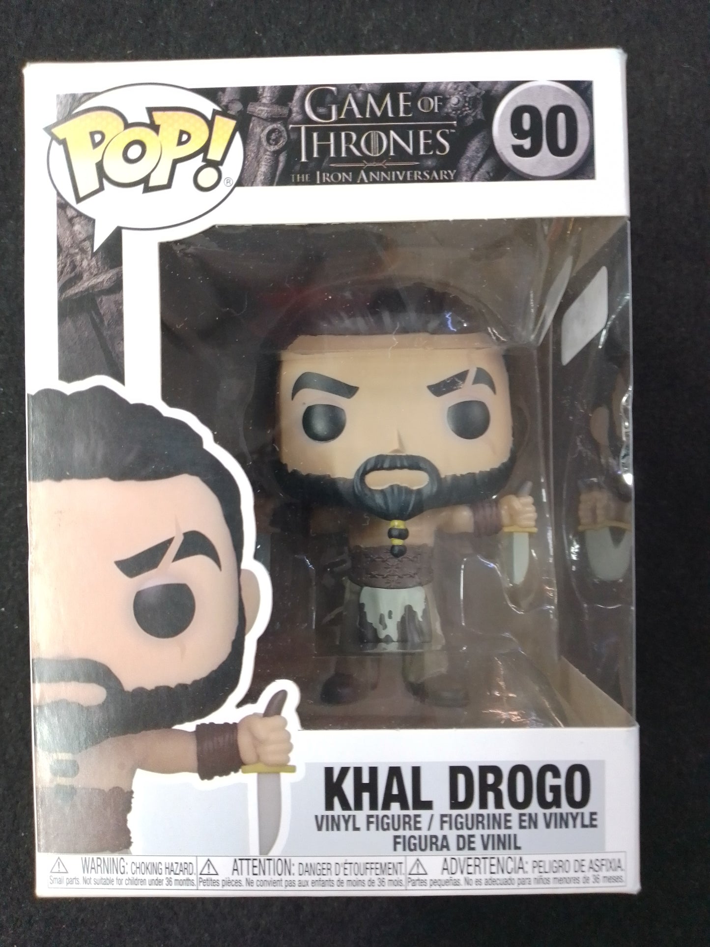 Funko Game of Thrones Khal Drogo with Daggers 10th Anniversary Pop! Vinyl Figure #90