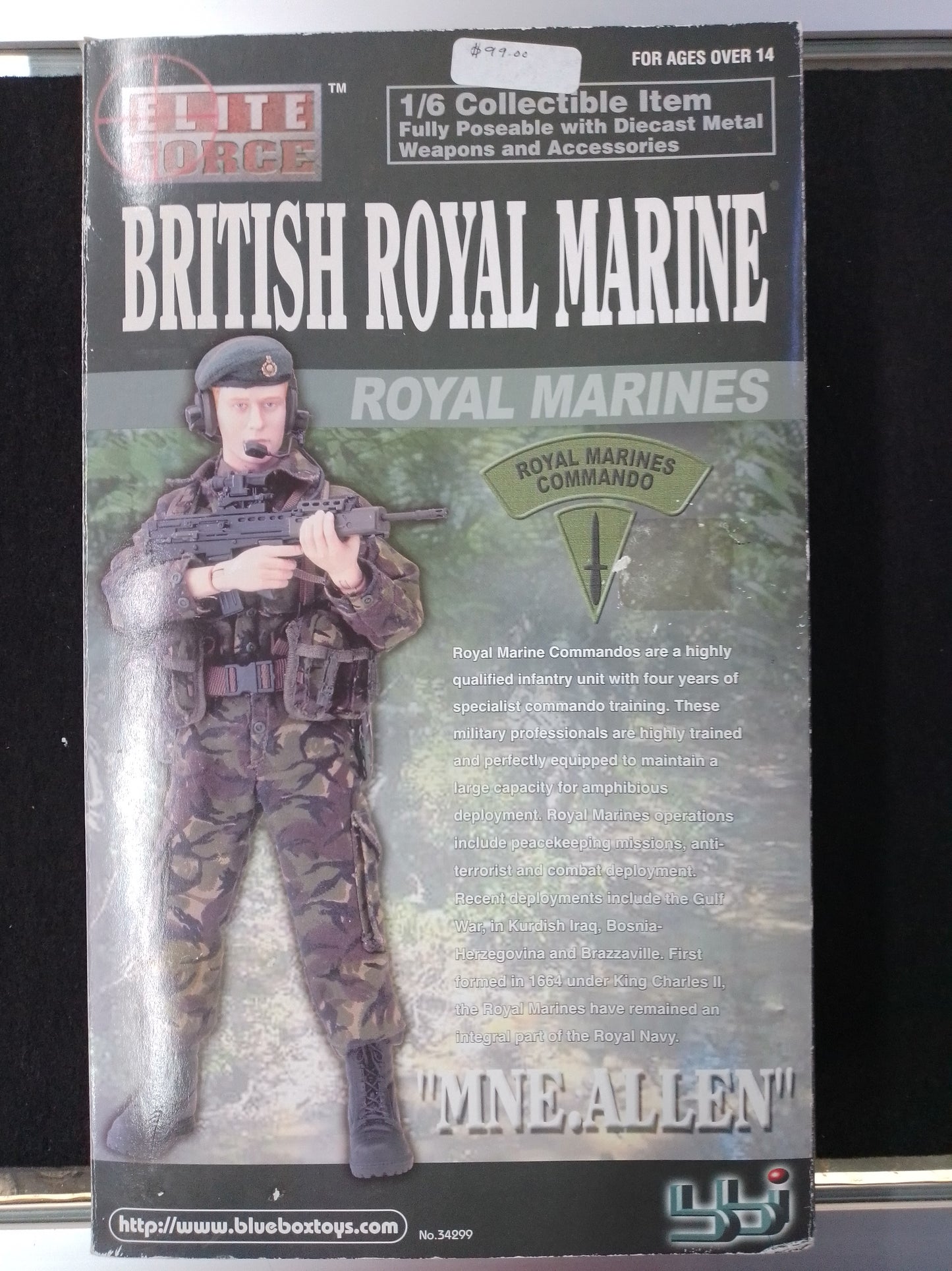 BBI Elite Force MNE Allen: British Royal Marine - Beret - 1/6 Scale Figurine - N08805