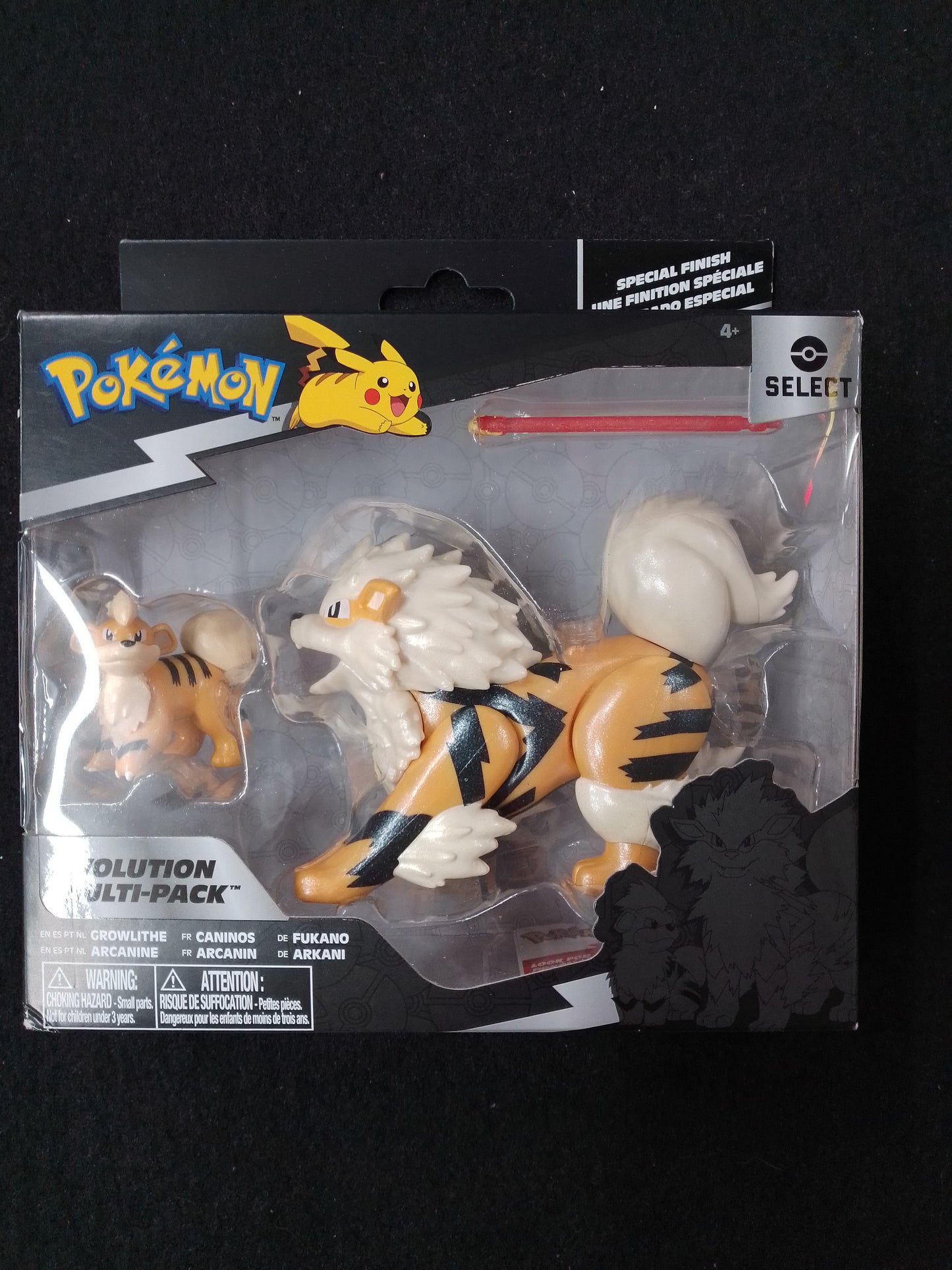 POKEMON - GROWLITHE, ARCANINE - MULTIPACK EVOLUTION FIGURINES - N08965